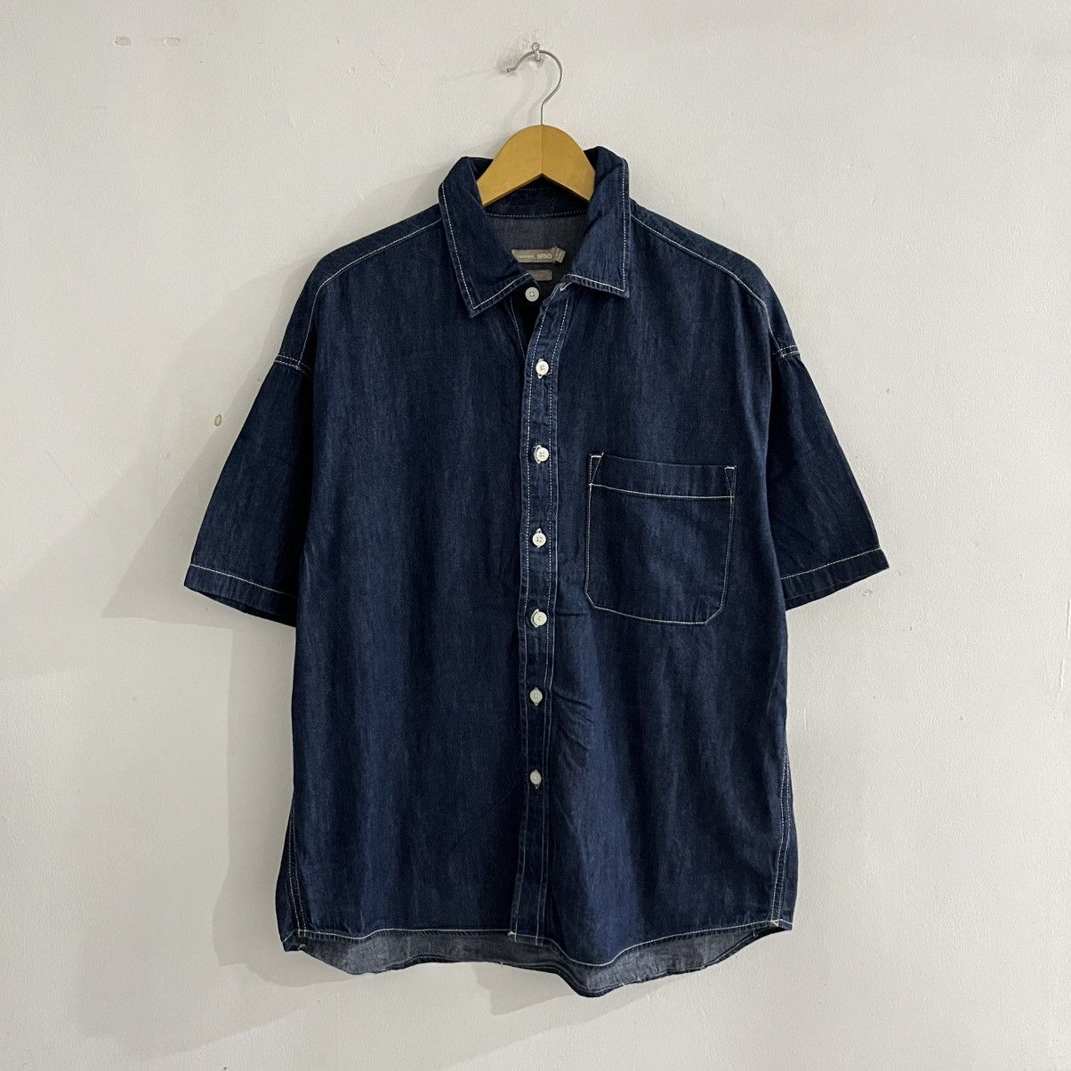Japanese Brand Spao - Short Sleeve Shirt Size US L / EU 52-54 / 3 - 1 Thumbnail