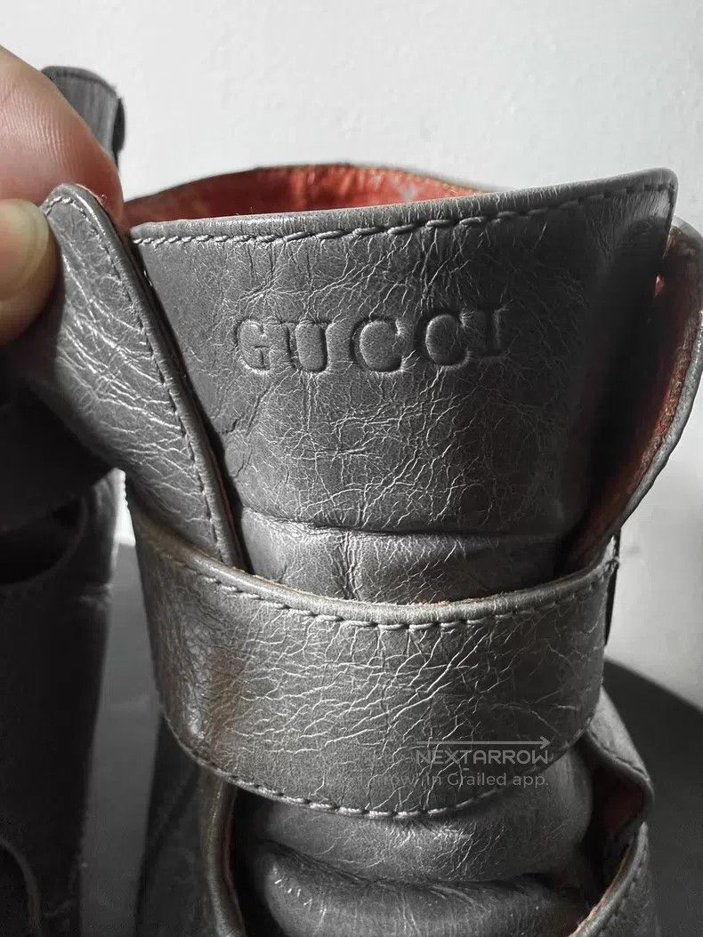 Gucci Guicci Elephant Grey Tie-Up Boots i Size US 7 / EU 40 - 4 Thumbnail