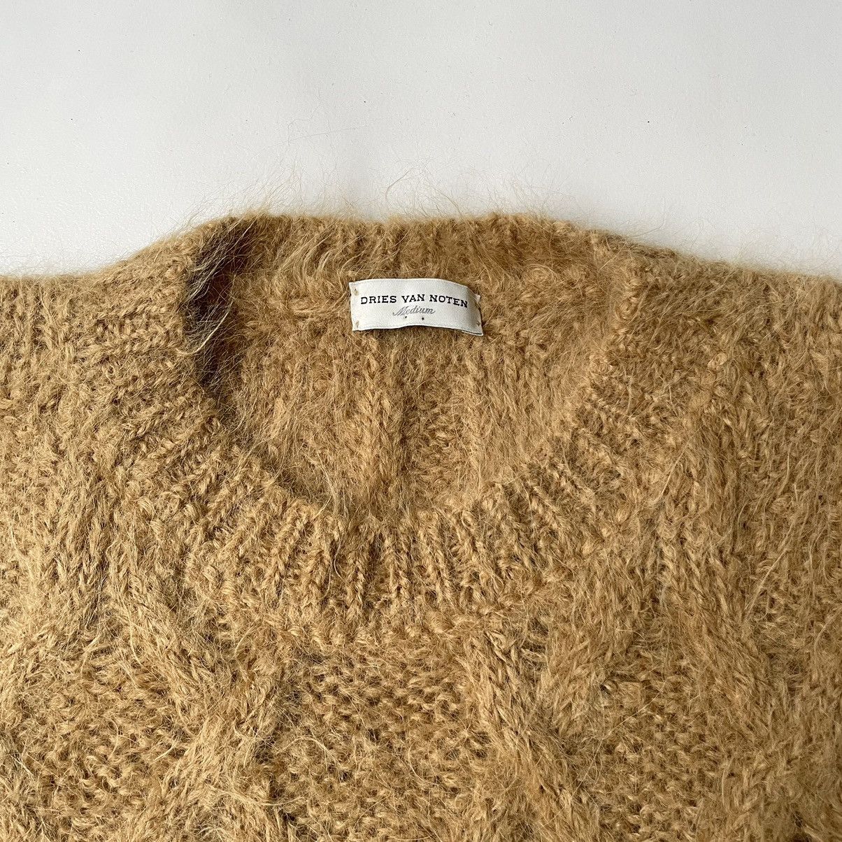 Dries Van Noten Sample Cable Knit Mohair Sweater Size US M / EU 48-50 / 2 - 3 Thumbnail