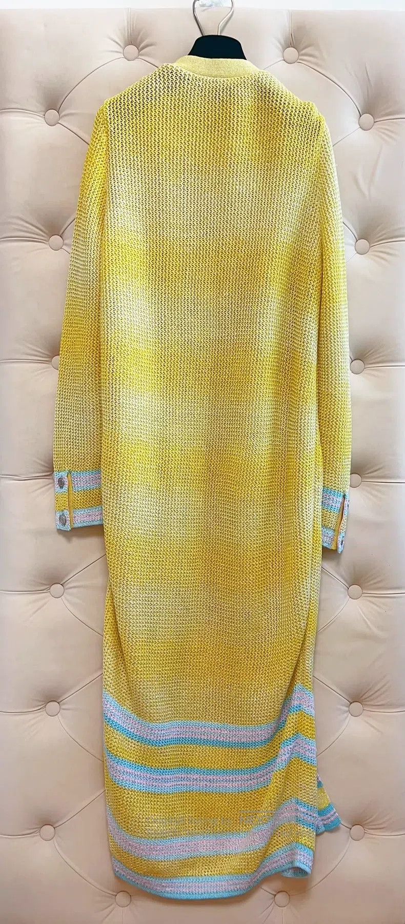 Chanel Chanel 2023 Spring and Summer Preview Series 23p Yellow Kn Size XS / US 0-2 / IT 36-38 - 6 Thumbnail