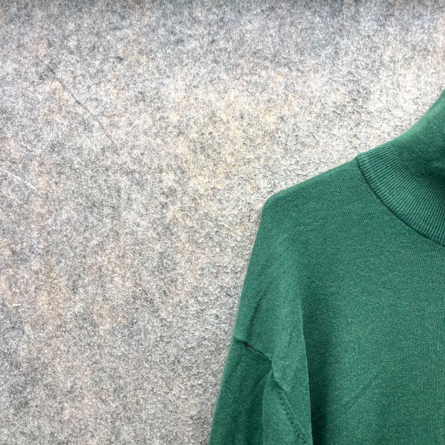 Vintage VINTAGE Jack Nicklaus Sweater Mens Large Green Pullover Fleece Cotton Quarter Chunky Knit Mock Neck Long Sleeve Button All Seasons Classic Size US L / EU 52-54 / 3 - 2 Thumbnail