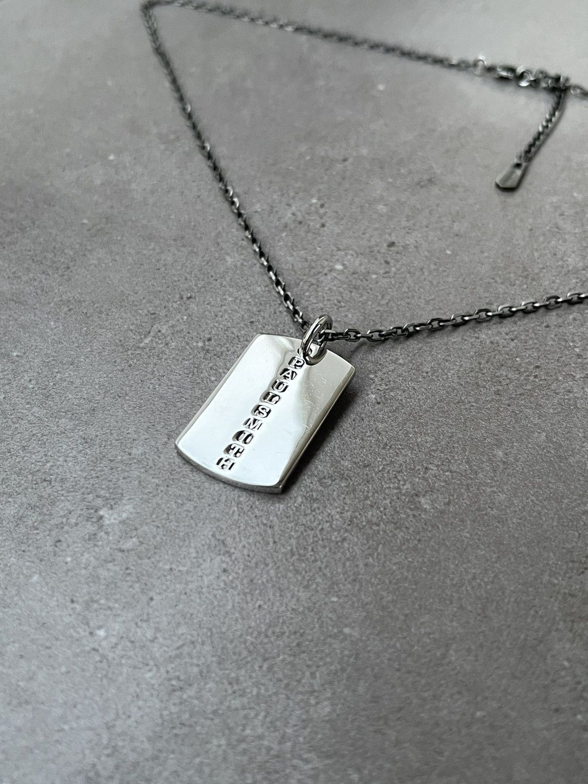 Paul Smith !DS! SS23 Paul Smith Dog Tag Necklace Size ONE SIZE - 7 Thumbnail
