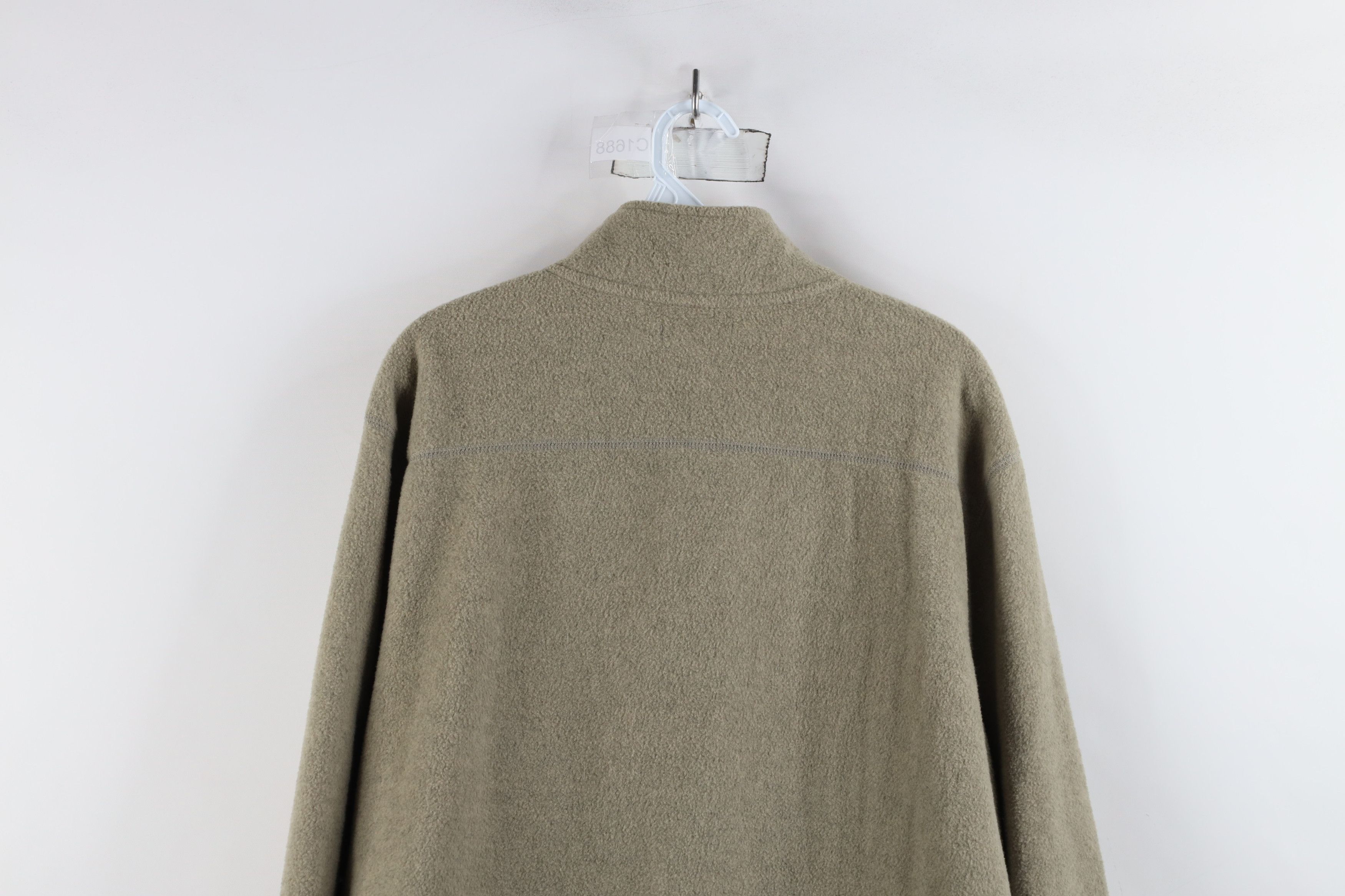 Vintage Vintage 90s Streetwear Fleece Pullover Sweater Beige Size US XXL / EU 58 / 5 - 12 Thumbnail