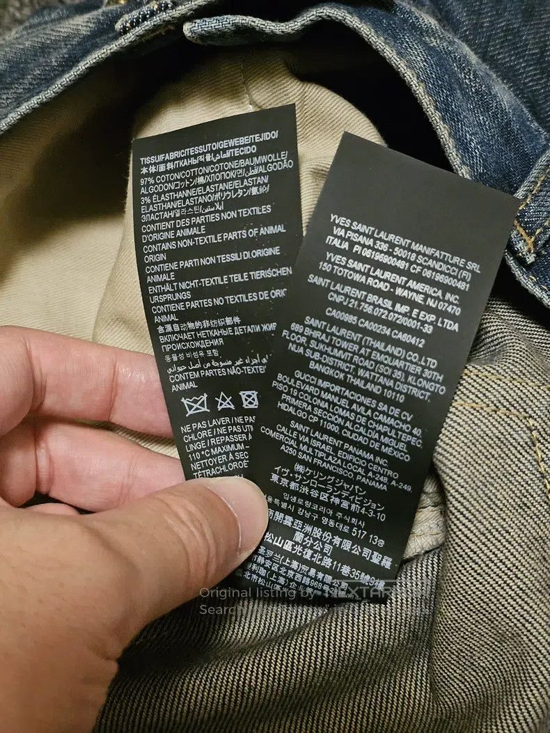 Saint Laurent Paris Saint Laurent Paris Denim Jeans i Size US 29 - 7 Thumbnail