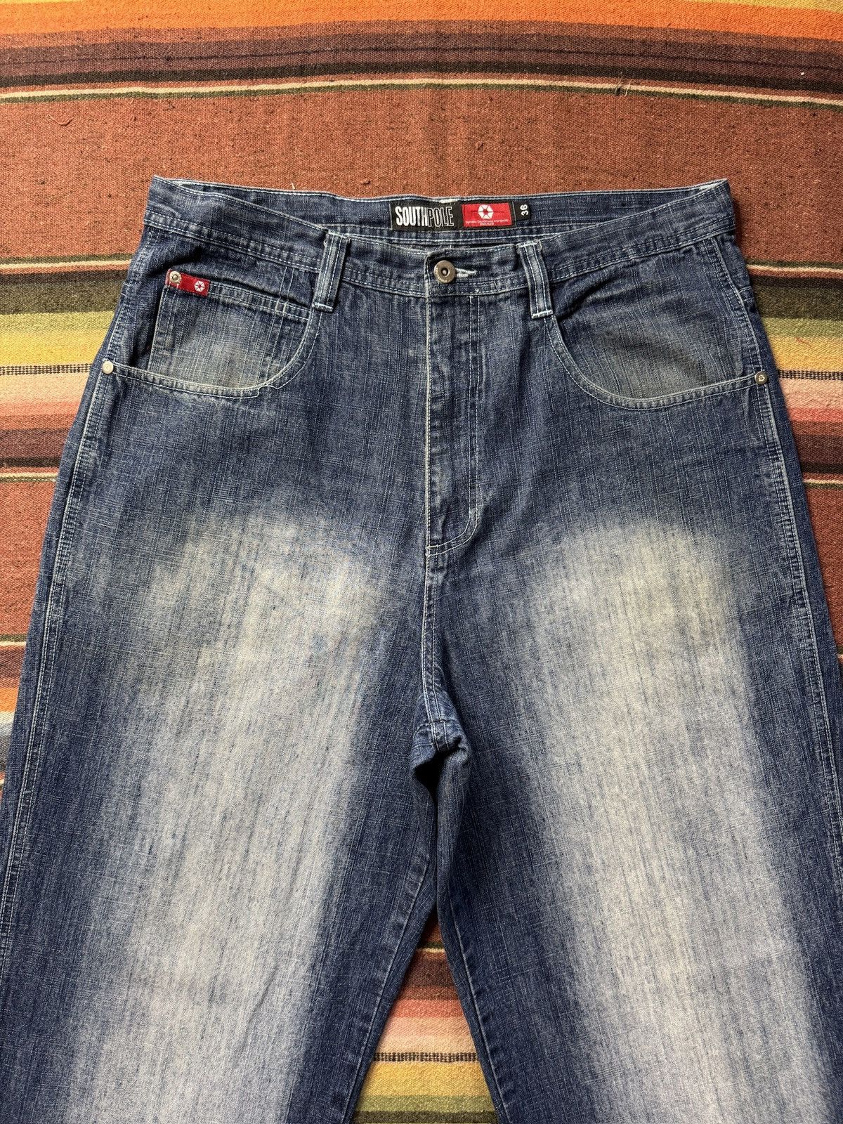 Southpole Y2K South Pole Red Tab Denim Jeans Size US 36 / EU 52 - 5 Thumbnail