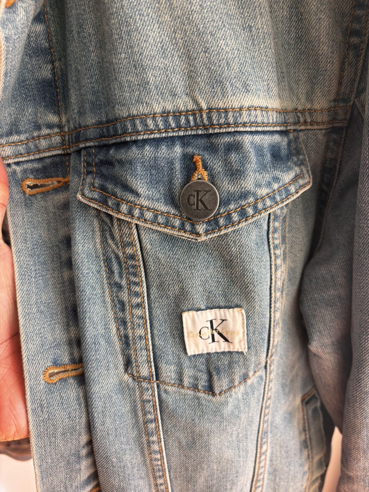 Calvin Klein Calvin Klein Denim Jacket Size US L / EU 52-54 / 3 - 6 Thumbnail