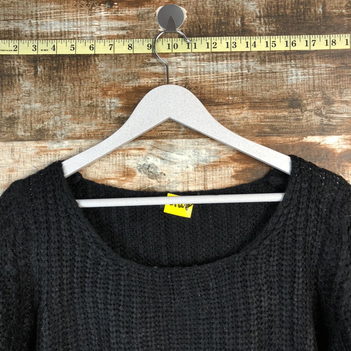 Homespun Knitwear × Japanese Brand Spica Black Knitwear #A2210 Size M / US 6-8 / IT 42-44 - 4 Thumbnail