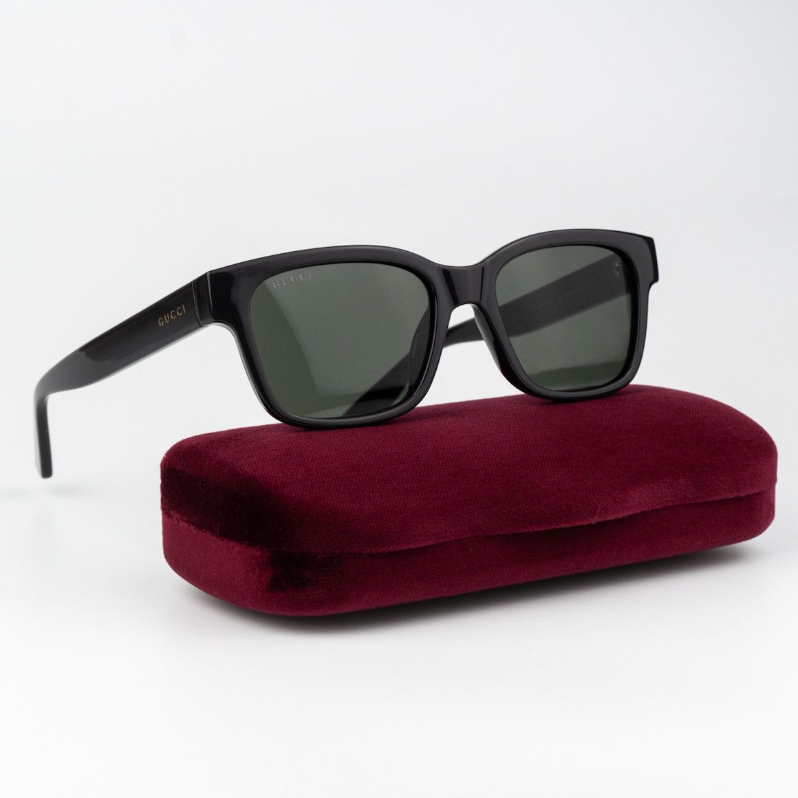 Gucci NEW Gucci GG1716S 003 Grey Square Unisex Sunglasses Size ONE SIZE - 2 Thumbnail