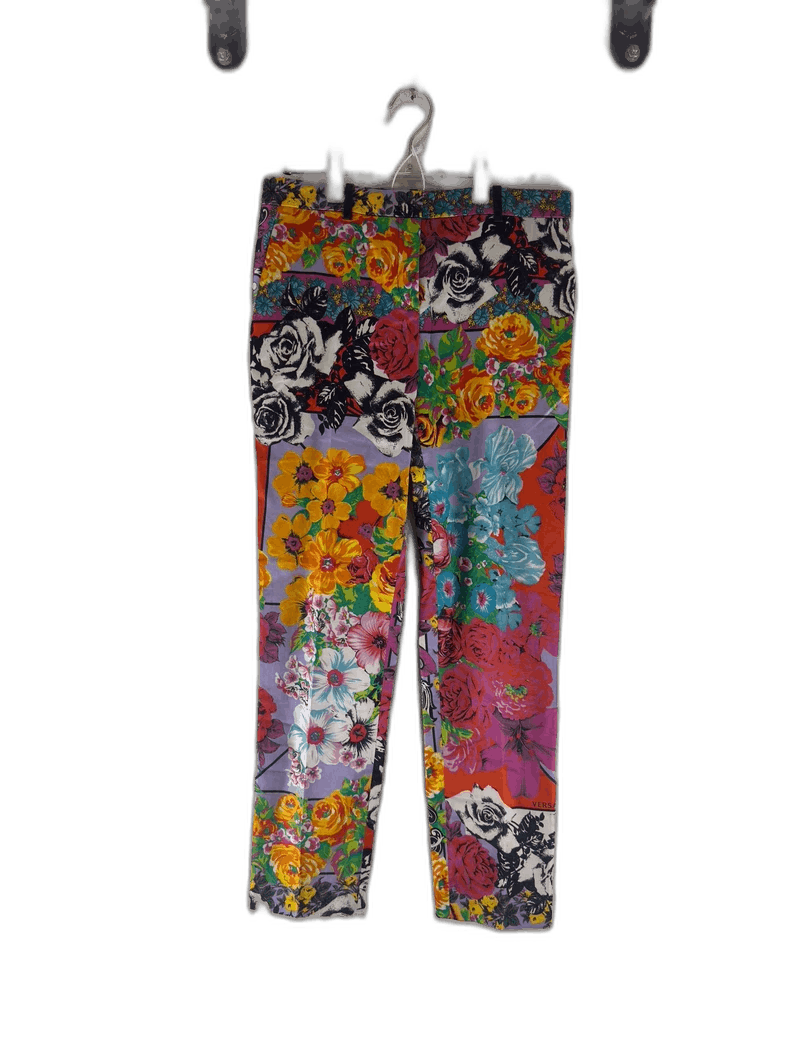 Versace Versace Floral Pants Size 40 Size US 40 / EU 56 - 1 Thumbnail