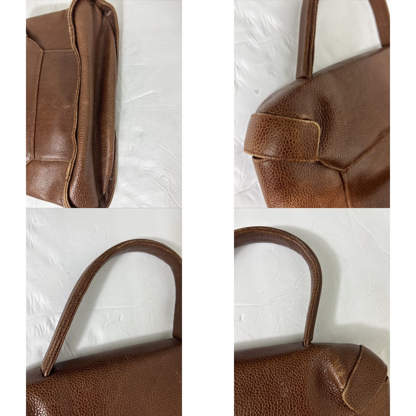 Vintage VINTAGE Susan Gail Bellido Leather Handbag Top Handle Bag Single Strap Turn Lock Brown 11x9x5 Womens Ladies Bag Accessories Size ONE SIZE - 9 Thumbnail