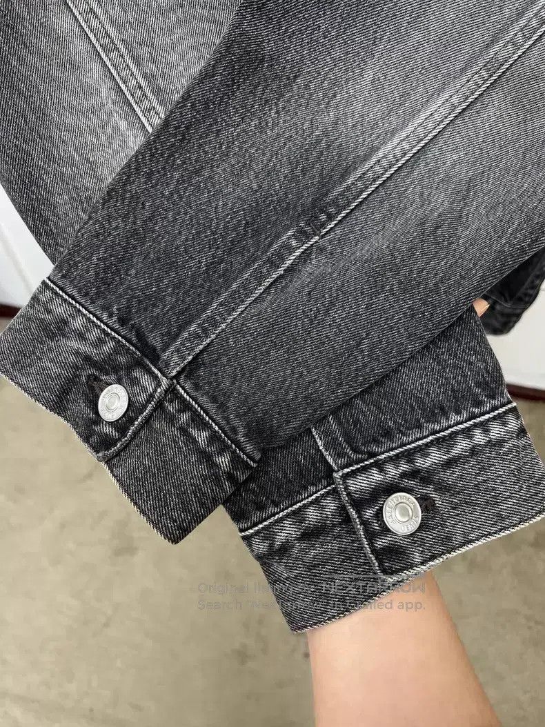 Balenciaga Balenciaga Black Denim Jacket Size US XS / EU 42 / 0 - 4 Thumbnail