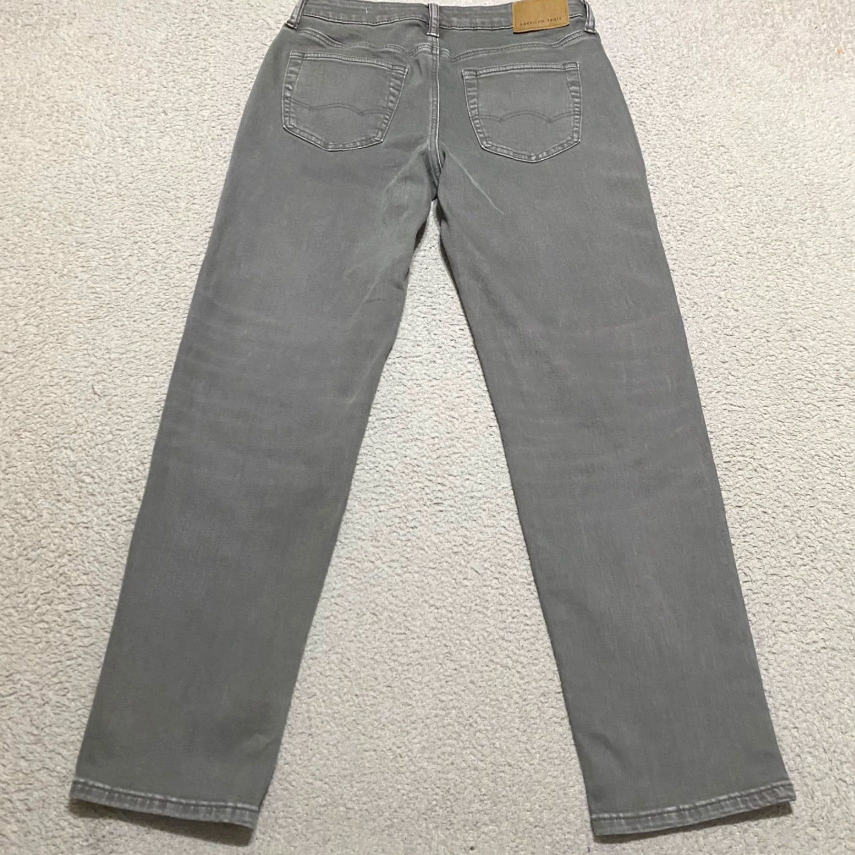 American Eagle Outfitters American Eagle Outfitters Jeans Mens 29x32 Gray Denim Athletic Fit Tapered Medium Wash Size US 29 - 2 Thumbnail