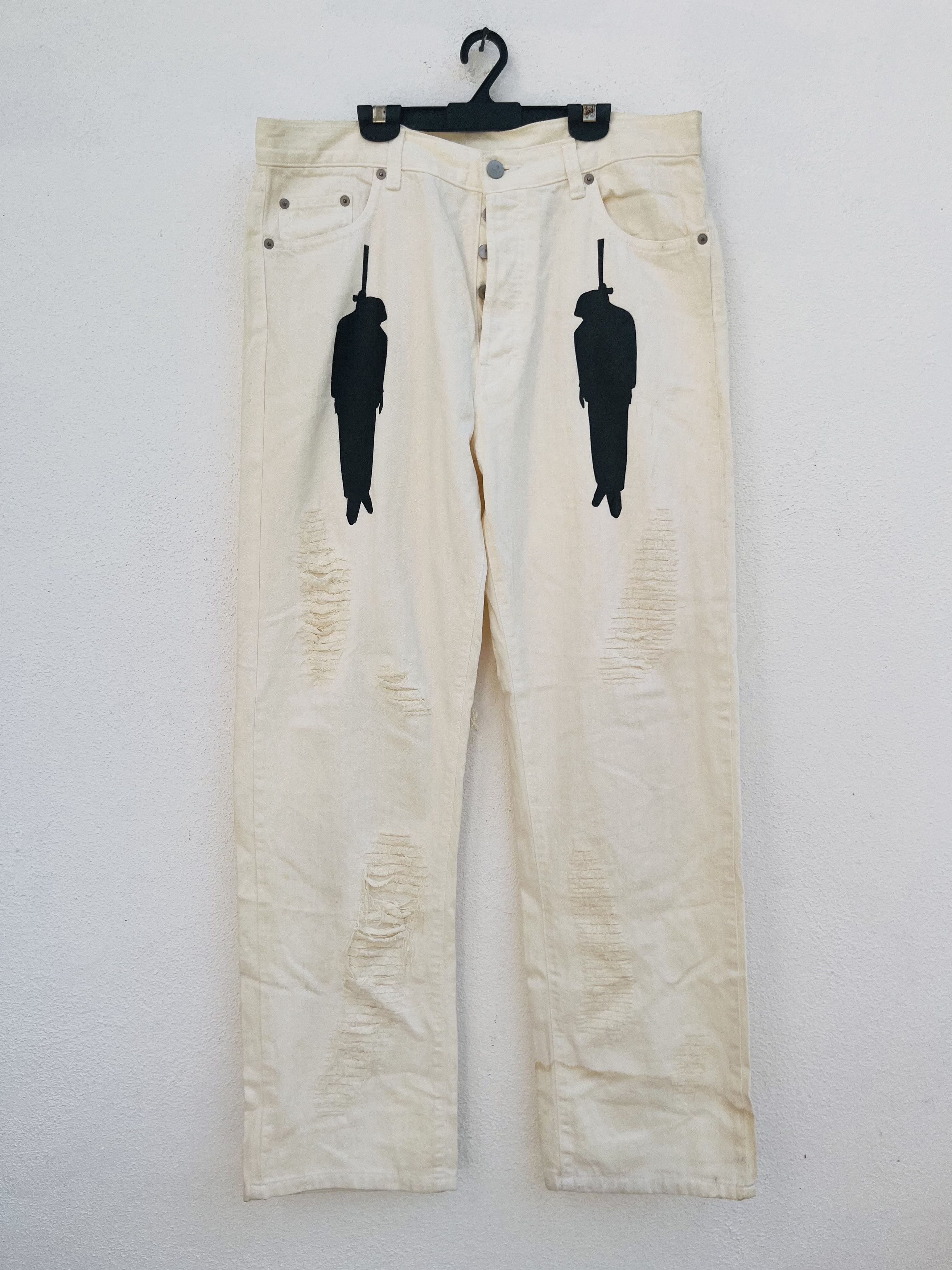 Broken Homme × Japanese Brand × Vintage Vintage Broken Homme Japanese Designer Fashion Style Size US 34 / EU 50 - 1 Thumbnail