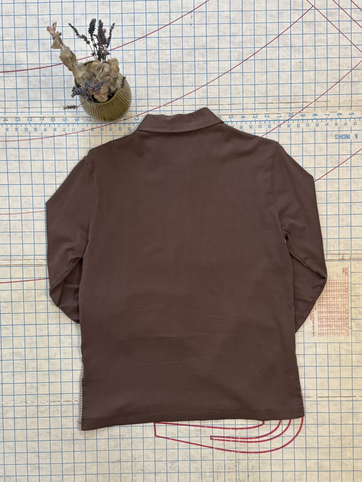 Comme Ca Ism × Japanese Brand Comme Ca Ism Houndstooth Long Sleeve Polo Shirt Mens Medium Size US M / EU 48-50 / 2 - 10 Thumbnail