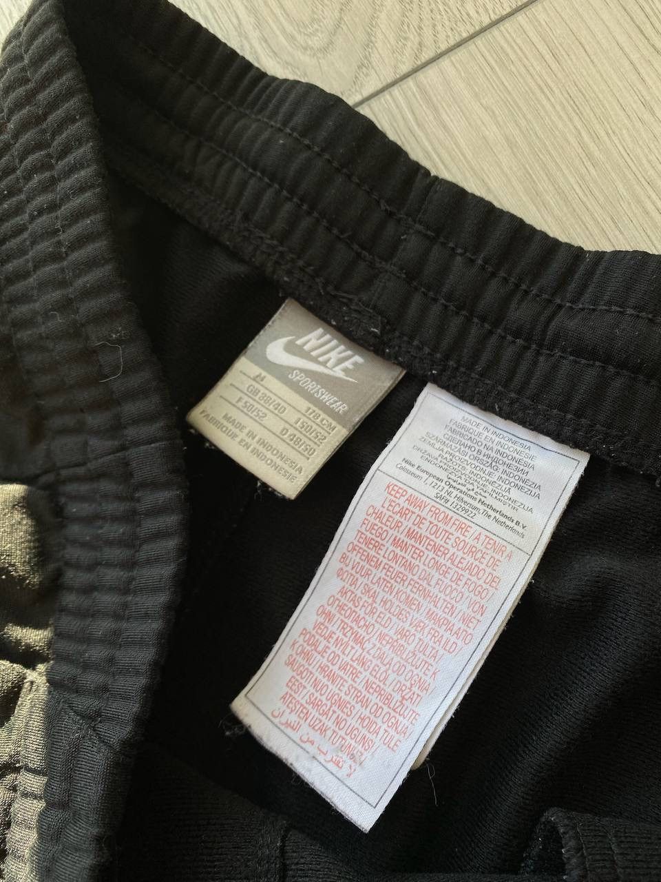 Nike × Vintage Vintage Nike Swoosh Baggy Trackpants Y2K M Size US 32 / EU 48 - 3 Thumbnail