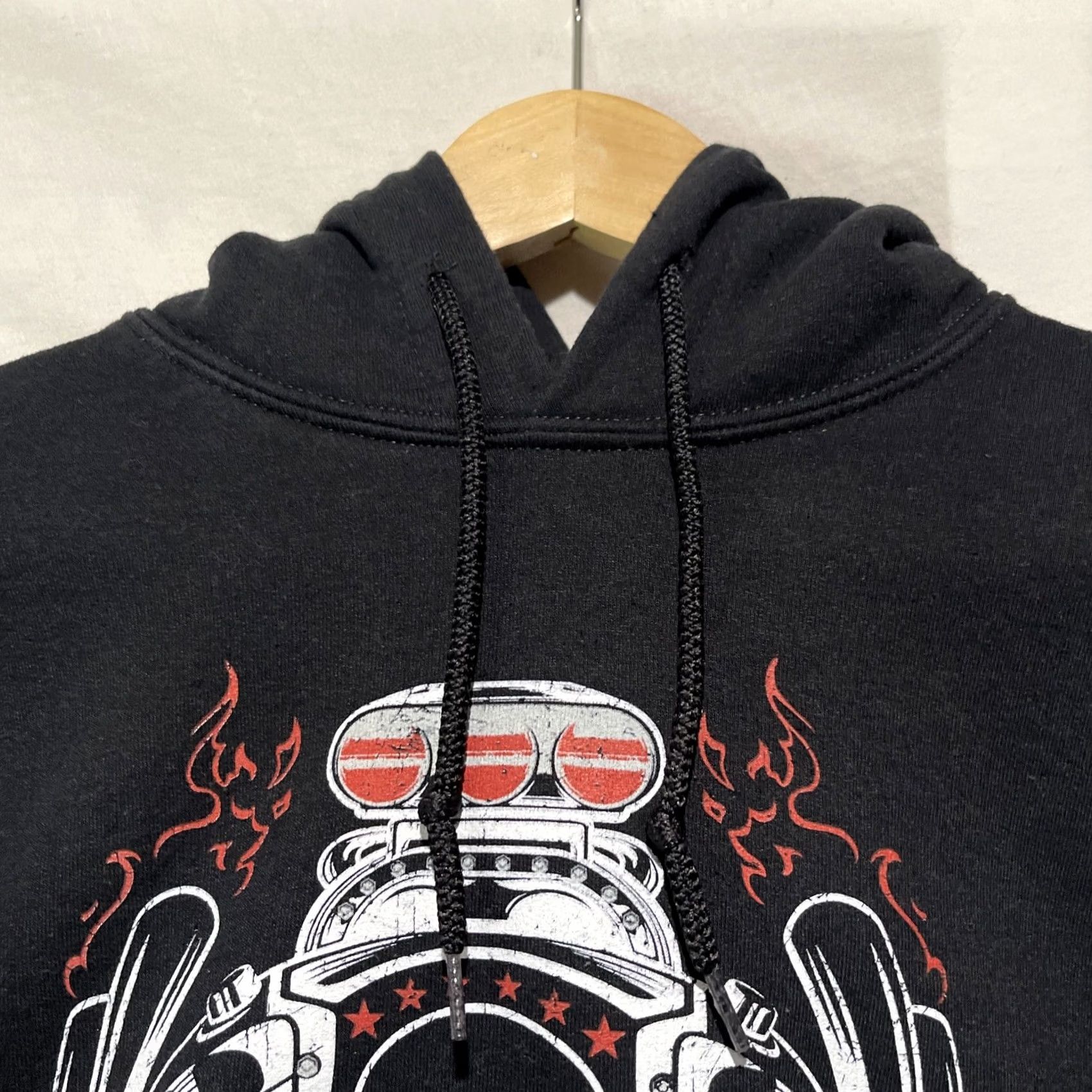 Gildan Gildan Hoodie Mens M Black Card Car Dad Graphic Print Logo Fleece Pullover Winter Gear Size US M / EU 48-50 / 2 - 5 Thumbnail