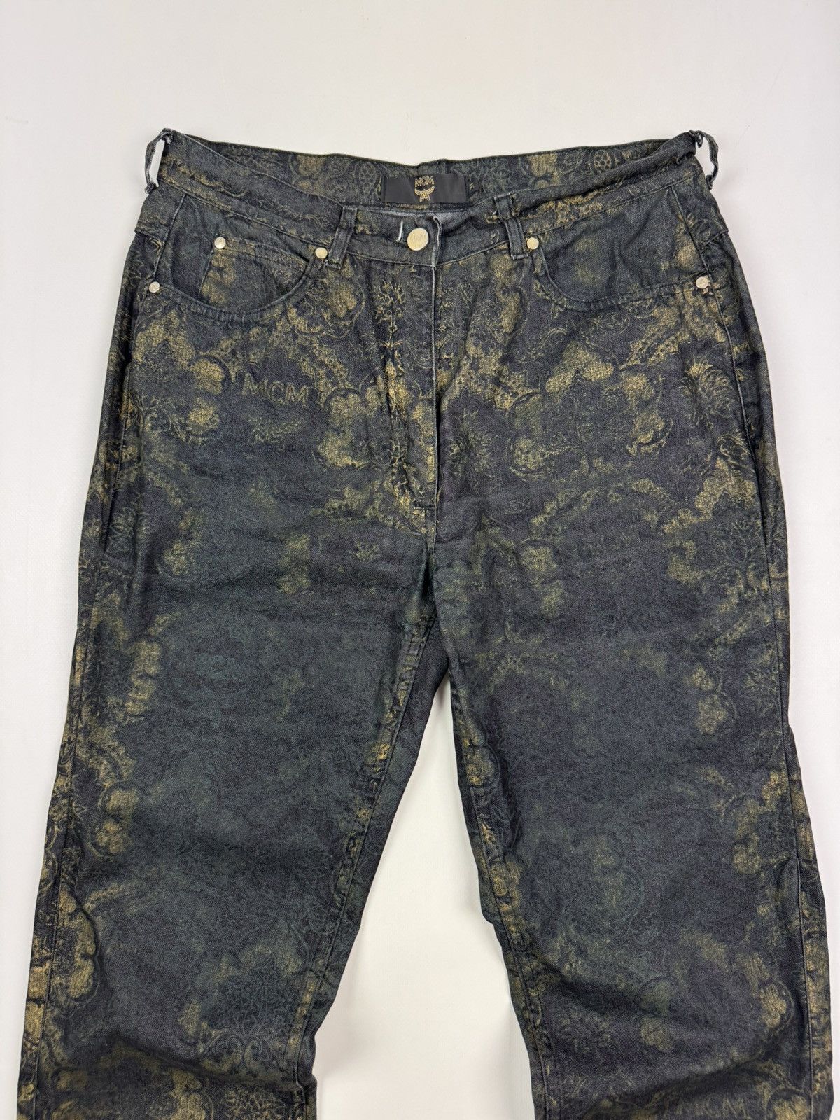 MCM Vintage Faded MCM Monogram Graphic Pants Size 31" - 5 Thumbnail