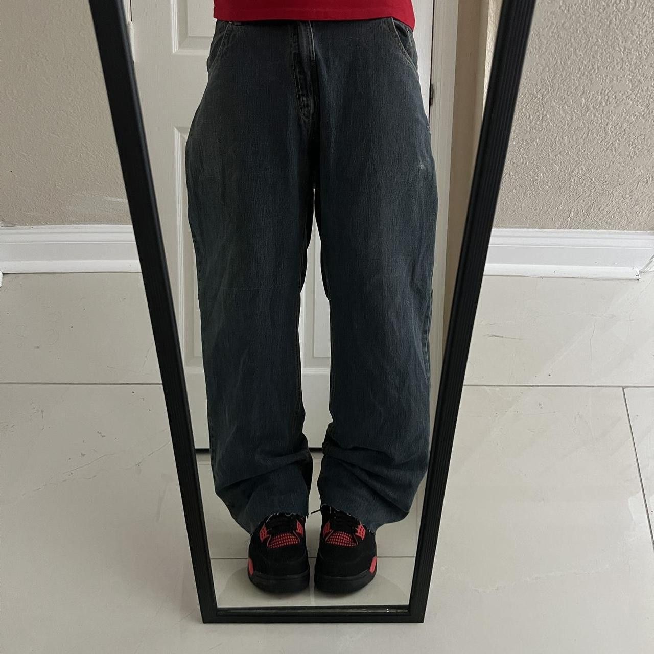 Airwalk Vintage 2000s/Y2K Dark Wash Airwalk Grunge Skater Denim Jeans ! Size US 35 - 1 Thumbnail