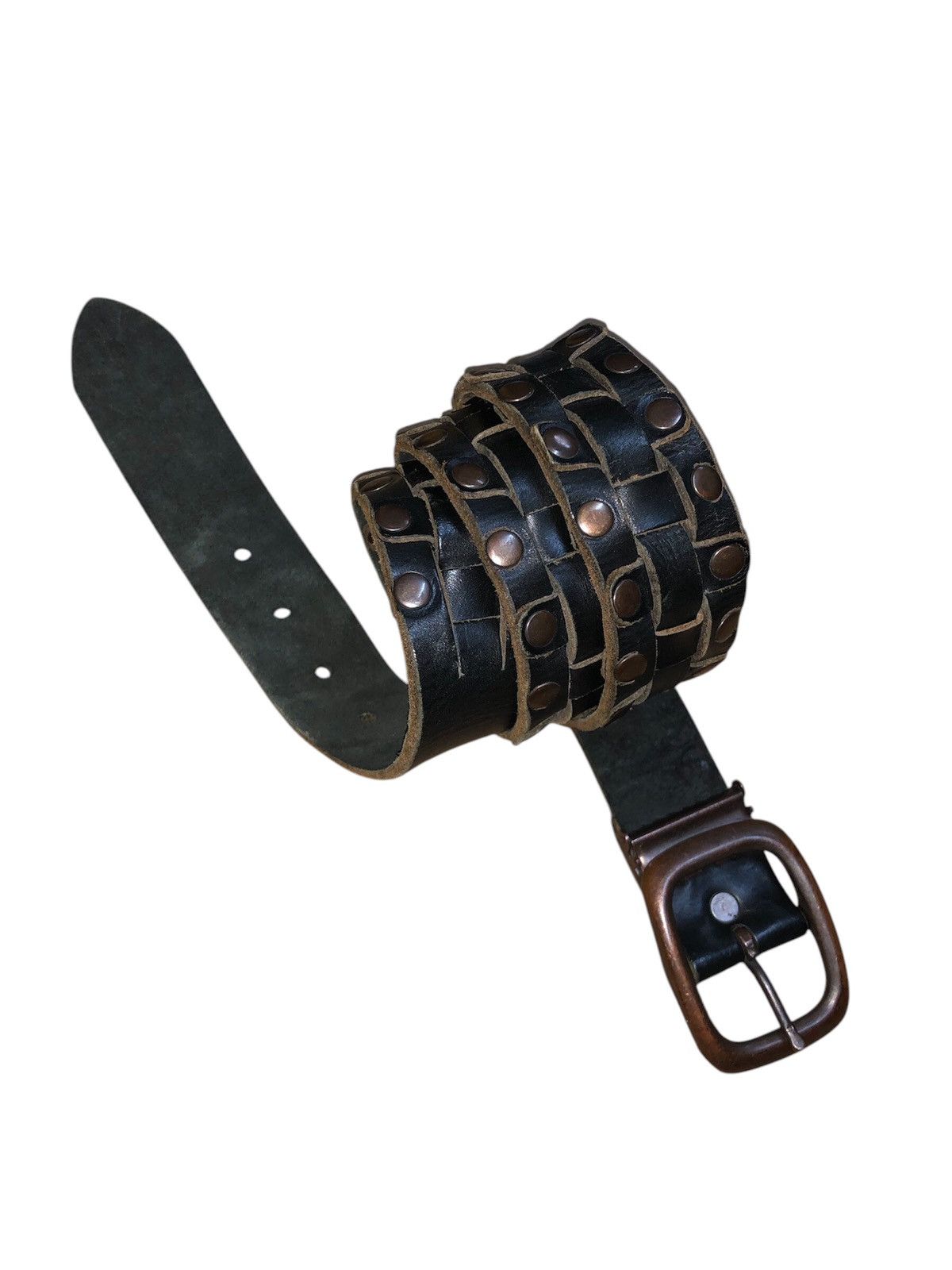 Designer × Japanese Brand × Vintage Vintage Leather Belts Japanese Brand Size 34 - 1 Thumbnail