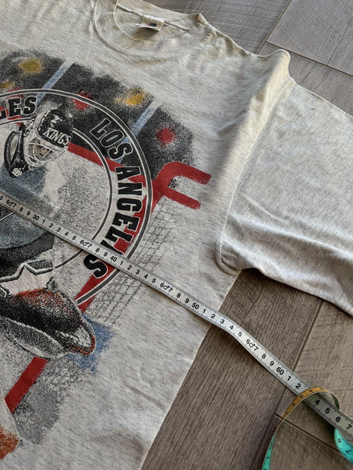 Los Angeles Apparel Vintage 1992 NHL Los Angeles KINGS Bulletin Athletic T Shirt Size US M / EU 48-50 / 2 - 10 Thumbnail