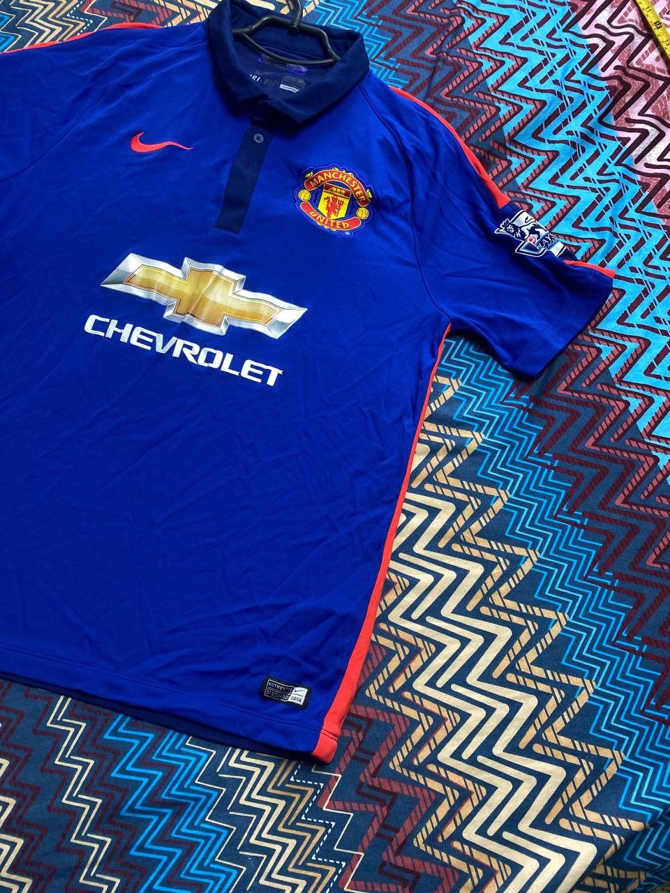 Nike × Vintage Vintage Nike Manchester United Away Kit Jersey Size US L / EU 52-54 / 3 - 5 Thumbnail