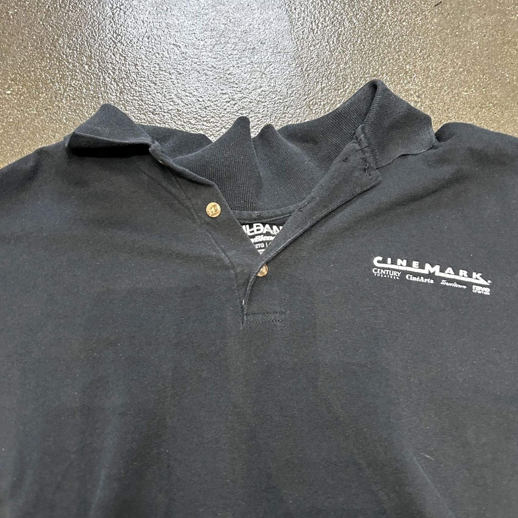 Gildan Gildan Polo Shirt Mens 2XL Black Cinemark Pride Prejudice Zombies DryBlend Movie Polo Shirt Short Sleeve Mens 2XL Black Size US XXL / EU 58 / 5 - 2 Thumbnail