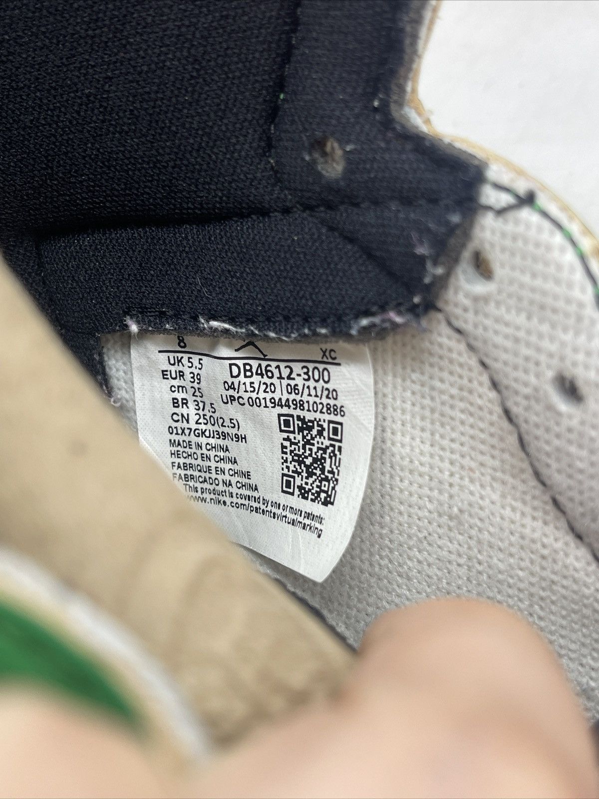 Nike Wmns air Jordan 1 high lucky green Size US 8 / IT 38 - 8 Thumbnail