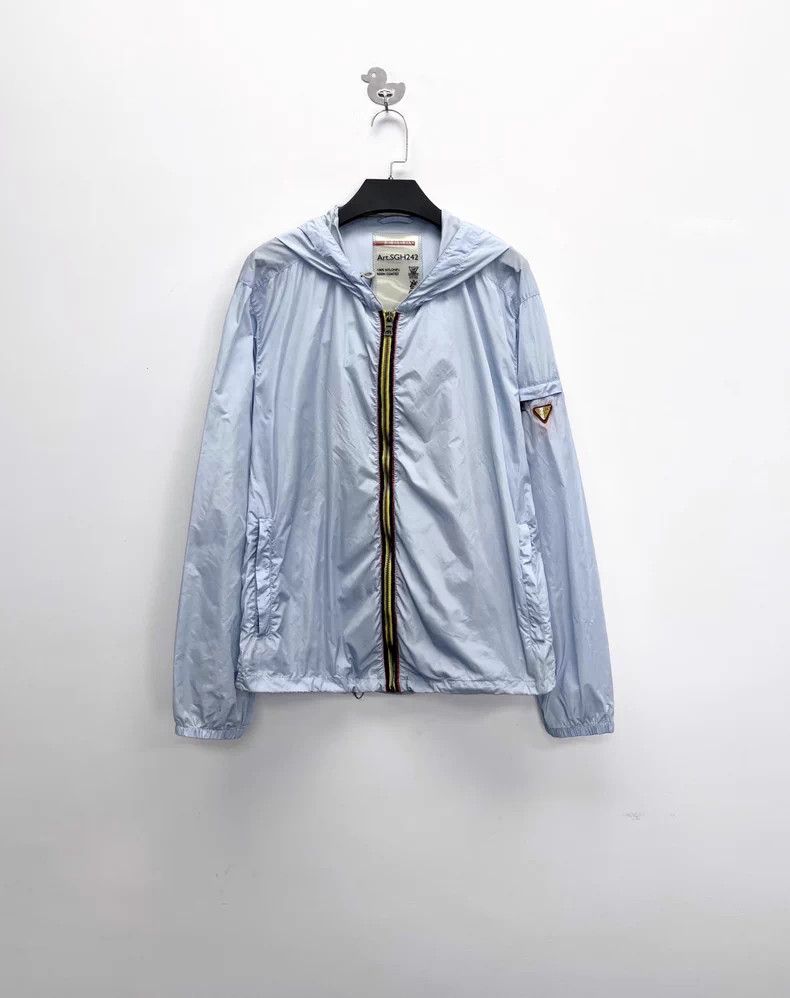 Prada Prada Blue Nylon Hooded Jacket - dmc Size US XXL / EU 58 / 5 - 1 Thumbnail