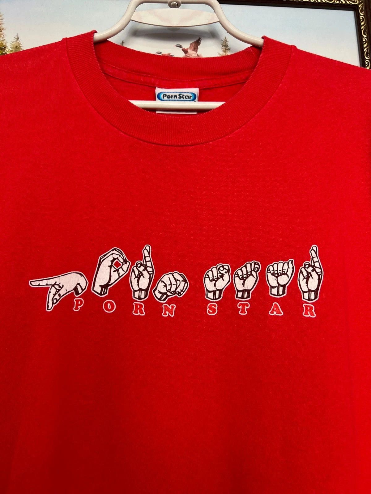Other Vintage 90's Porn Star Shirt Over Print Logo Tee Rare Hype Size US XL / EU 56 / 4 - 3 Thumbnail