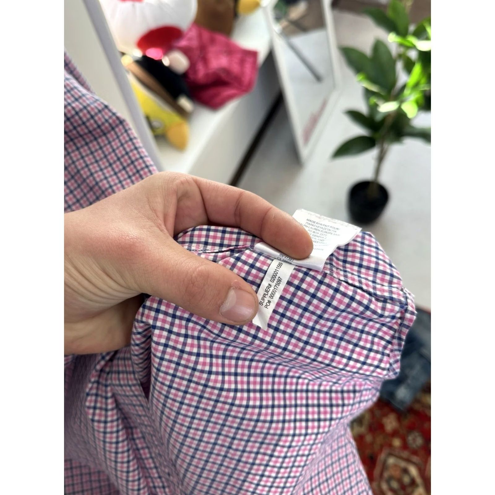 Ralph Lauren Ralph Lauren Button-Up Shirt Men’s XL Pink Check Shirt Button-Down Collared Old Money Classic Luxury Size US XL / EU 56 / 4 - 5 Thumbnail