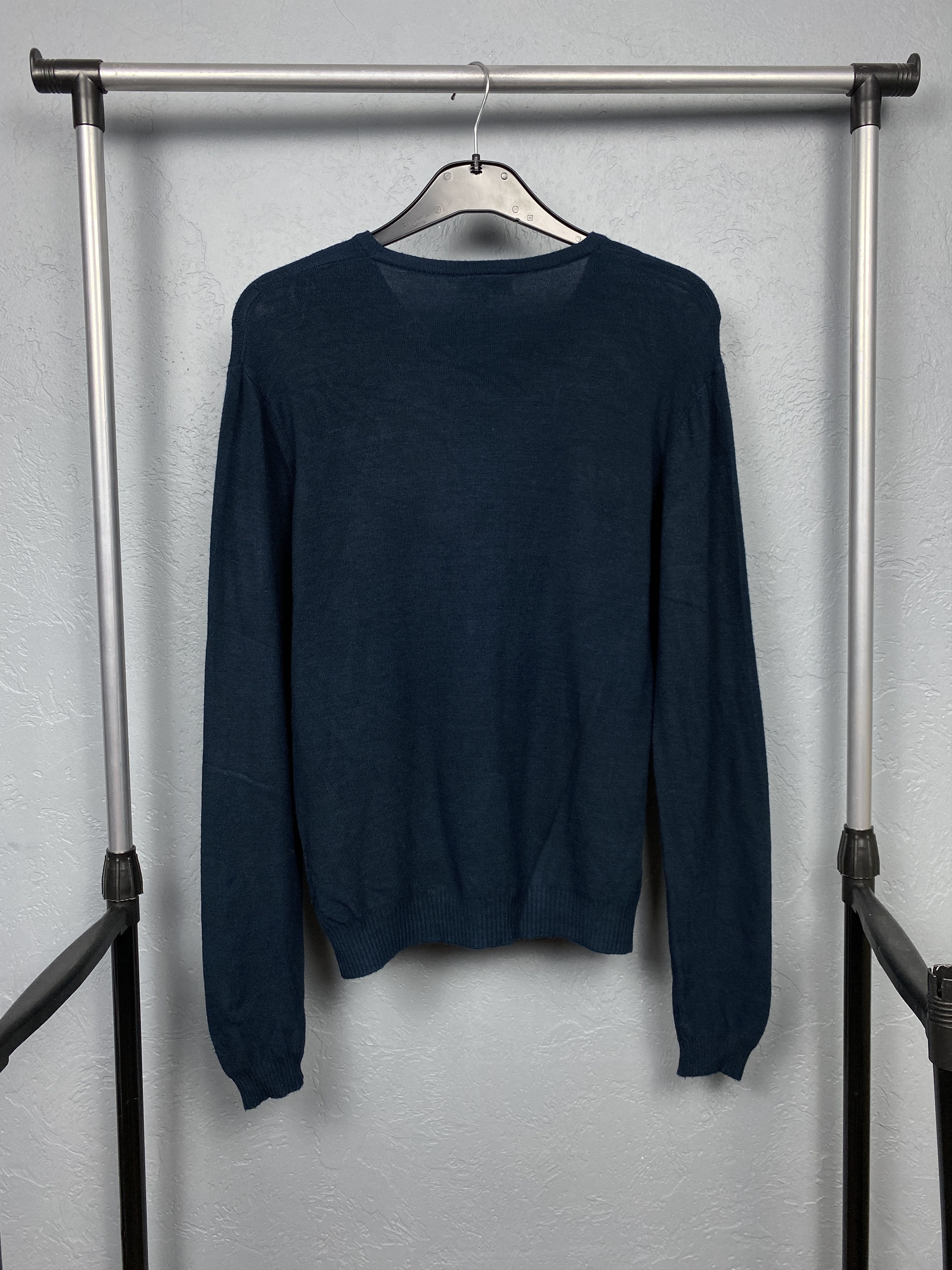Versace Versace Jeans Couture Vintage Mens V-Neck Knit Sweater Size US M / EU 48-50 / 2 - 9 Thumbnail