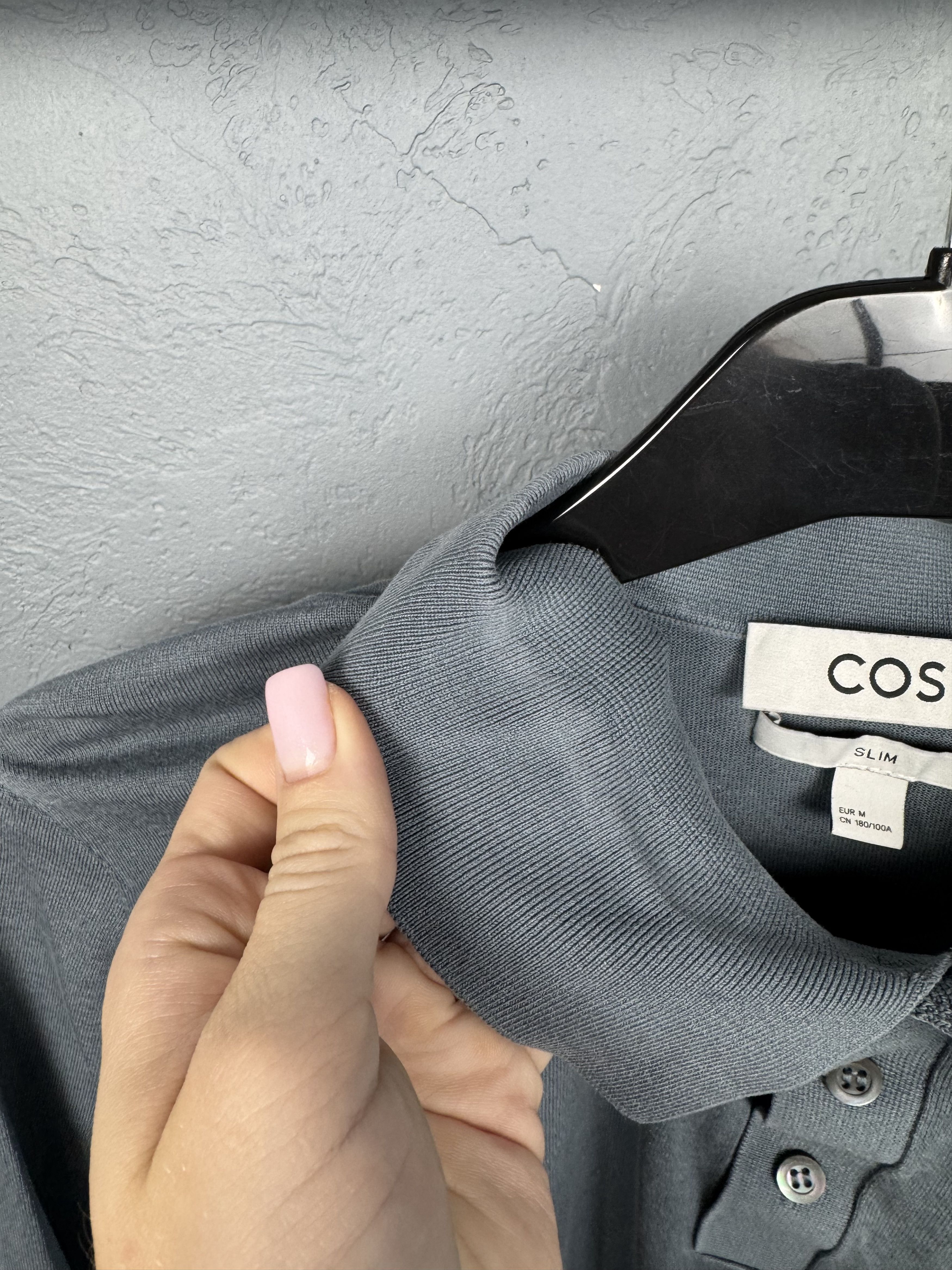 Cos COS Mens Knit Polo Shirt Size US M / EU 48-50 / 2 - 3 Thumbnail