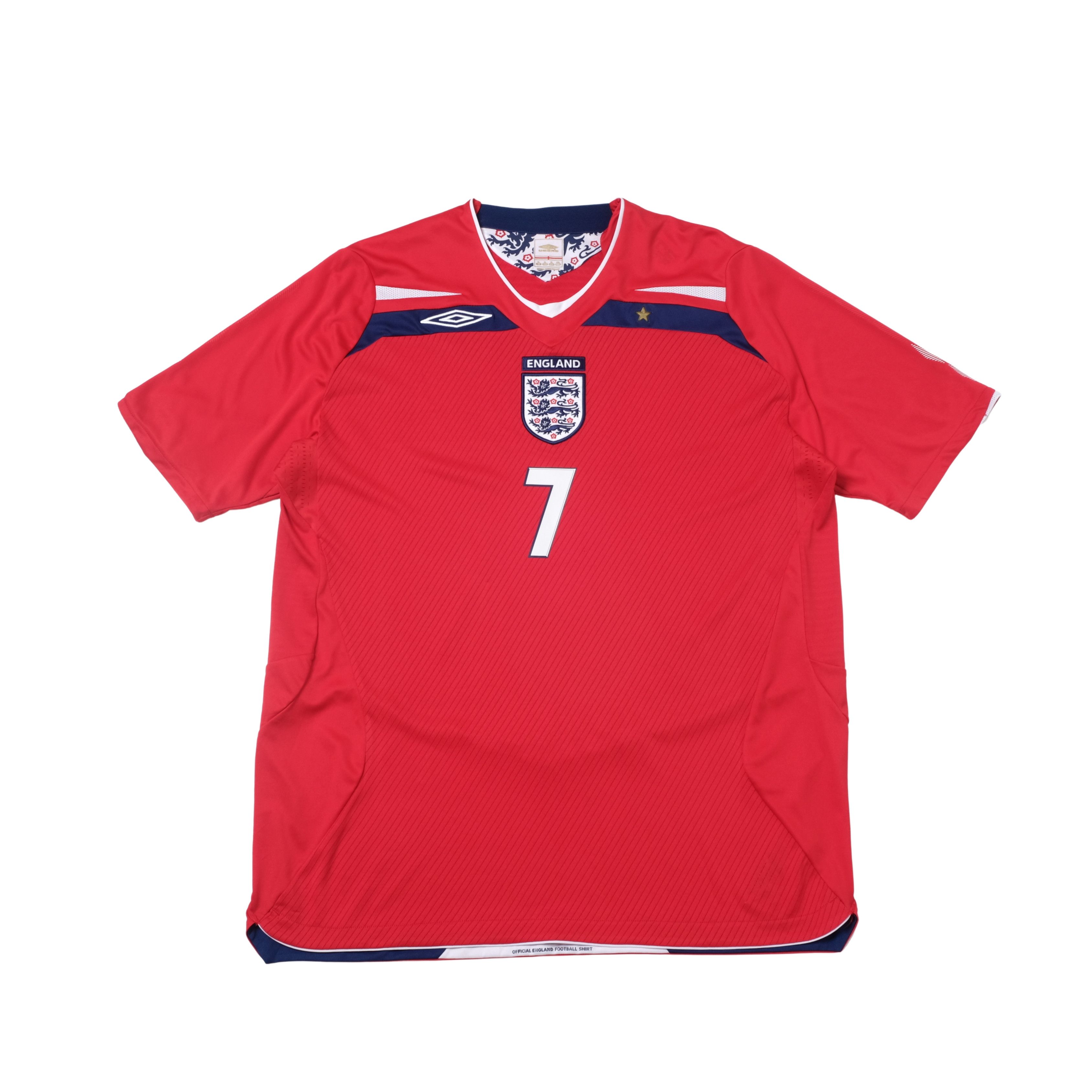 Umbro 2008/10 England Away Shirt Umbro Beckham (L) Size US L / EU 52-54 / 3 - 2 Thumbnail