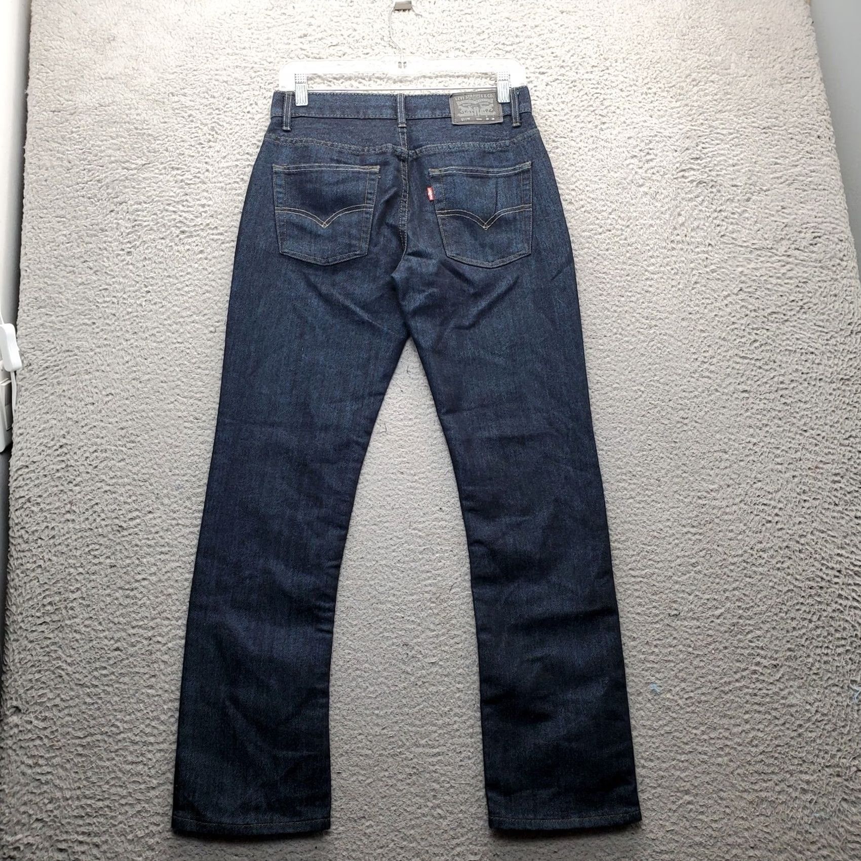 Levi's Levi's 511 Jeans Womens Size 16 Blue Denim Slim Straight Dark Wash Red Tab Jeans Size 38" / US 16 / IT 52 - 2 Thumbnail