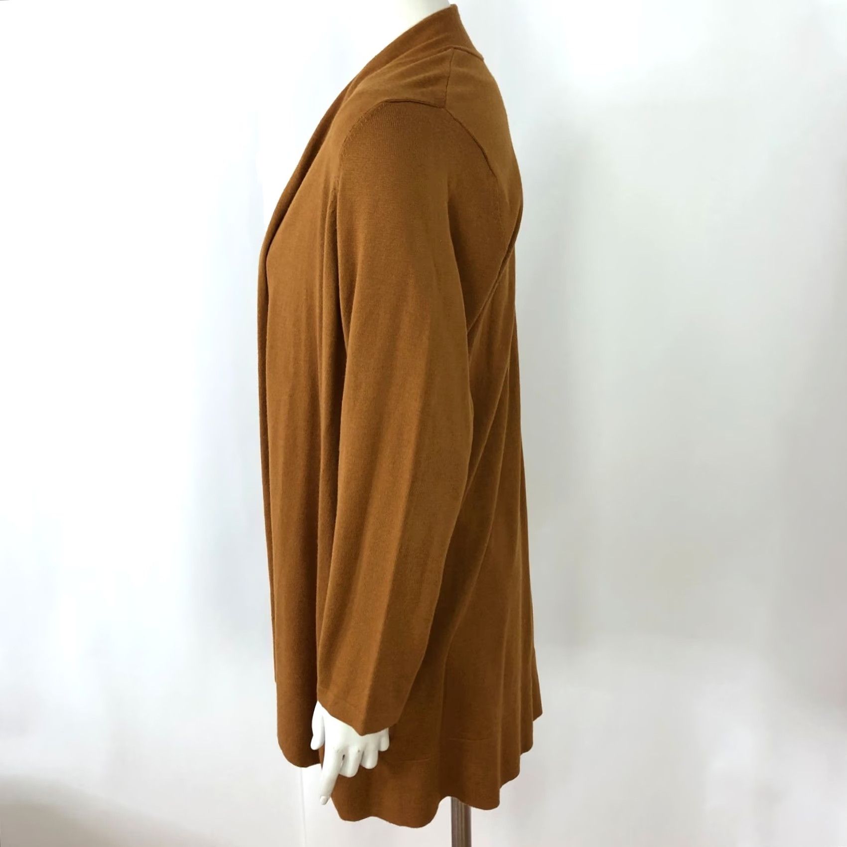 Vintage Susan Graver Cardigan Tank Top Sweater 2 Pc Set XL 1X Orange Brown Womens Knit Pullover Jacket Size XL / US 12-14 / IT 48-50 - 2 Thumbnail
