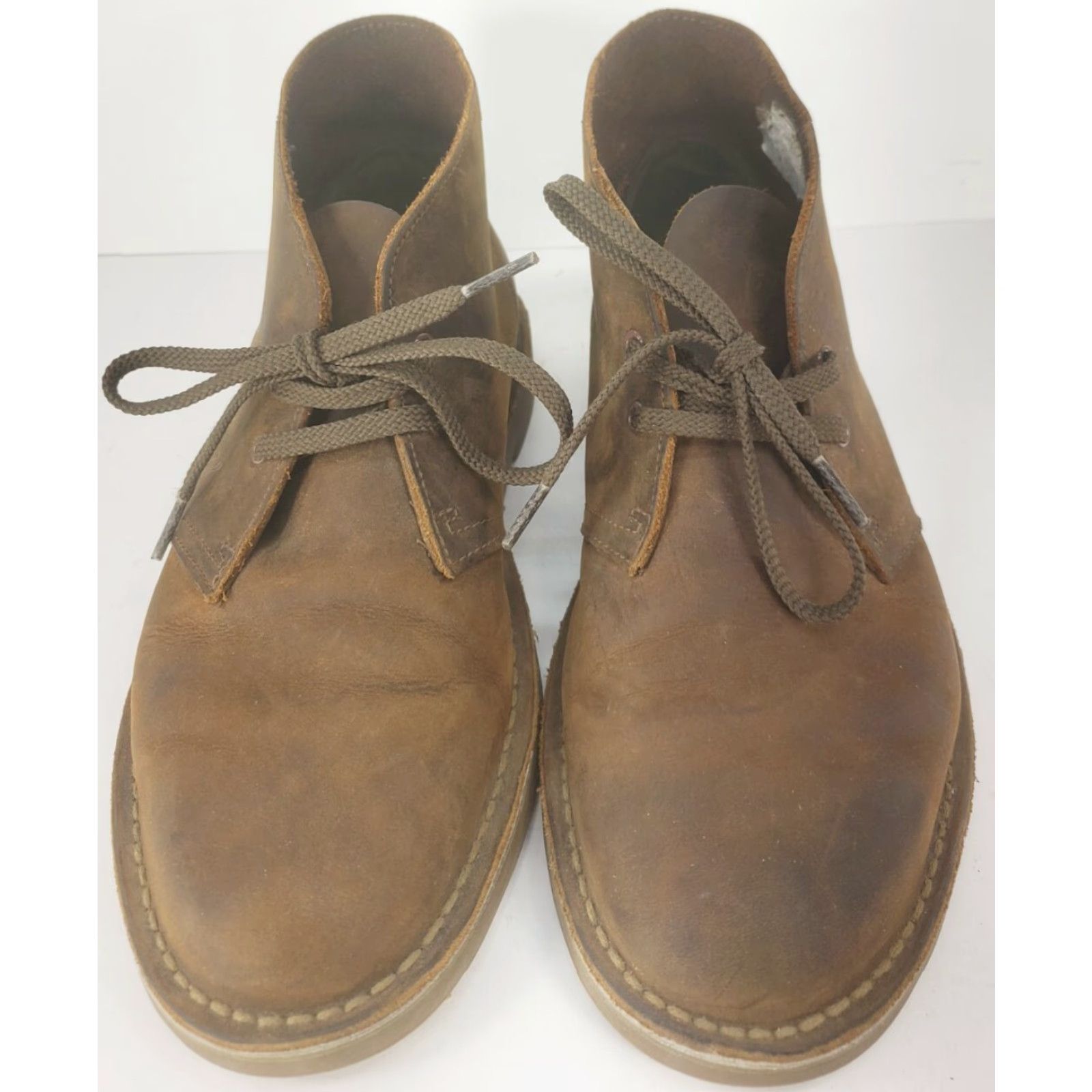 Clarks Clarks Bushacre 2 Mens Leather Chukka Boot Brown 7.5 Size US 8 / EU 41 - 3 Thumbnail