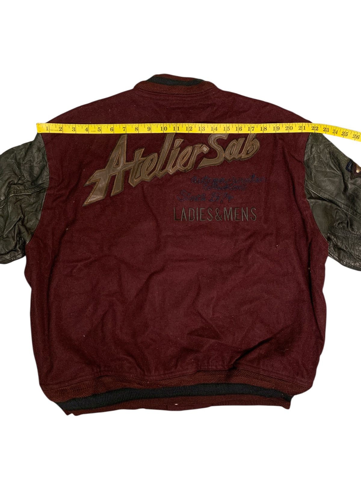 Japanese Brand Rare Design Vintage Atelier Sab Varsity Jackets Size US XL / EU 56 / 4 - 13 Thumbnail