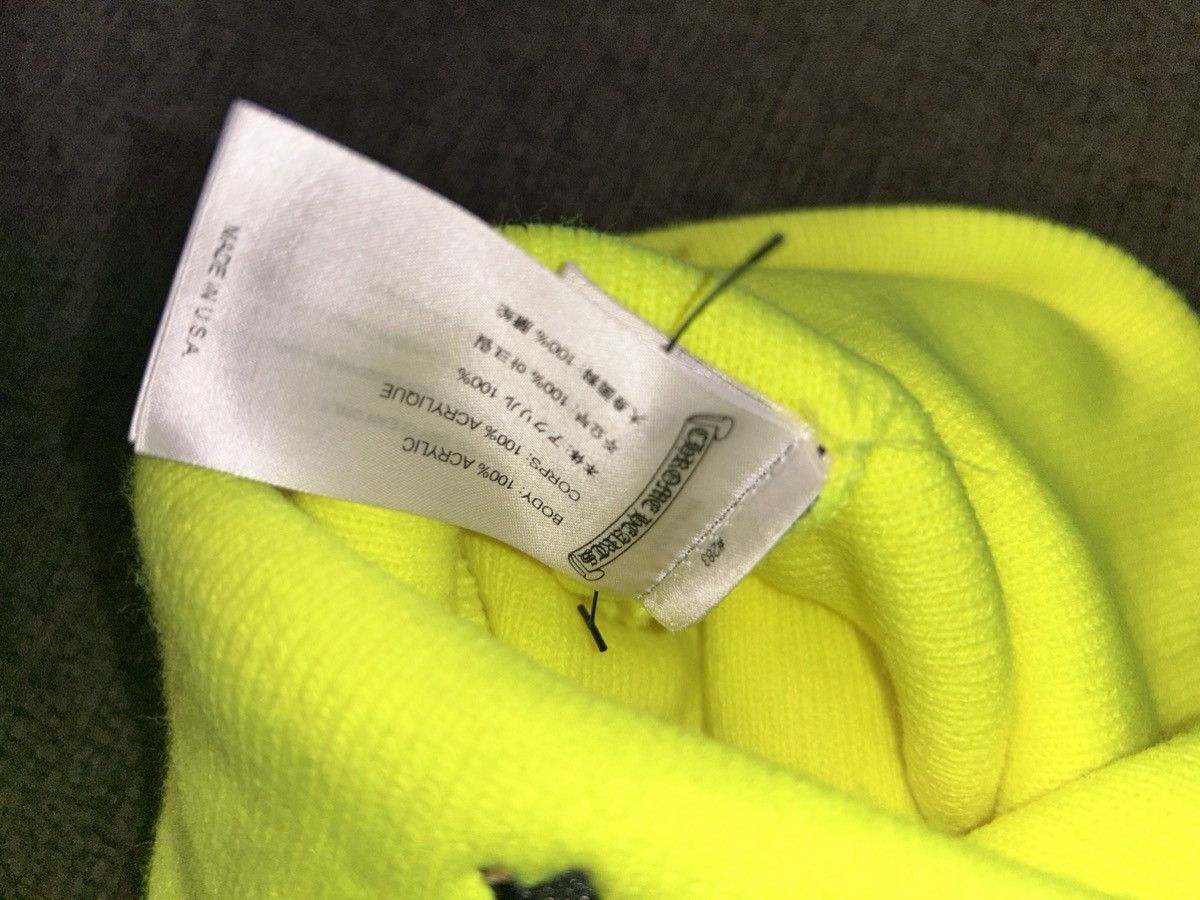 Chrome Hearts Chrome Hearts Neon Green Beanie Size ONE SIZE - 4 Thumbnail