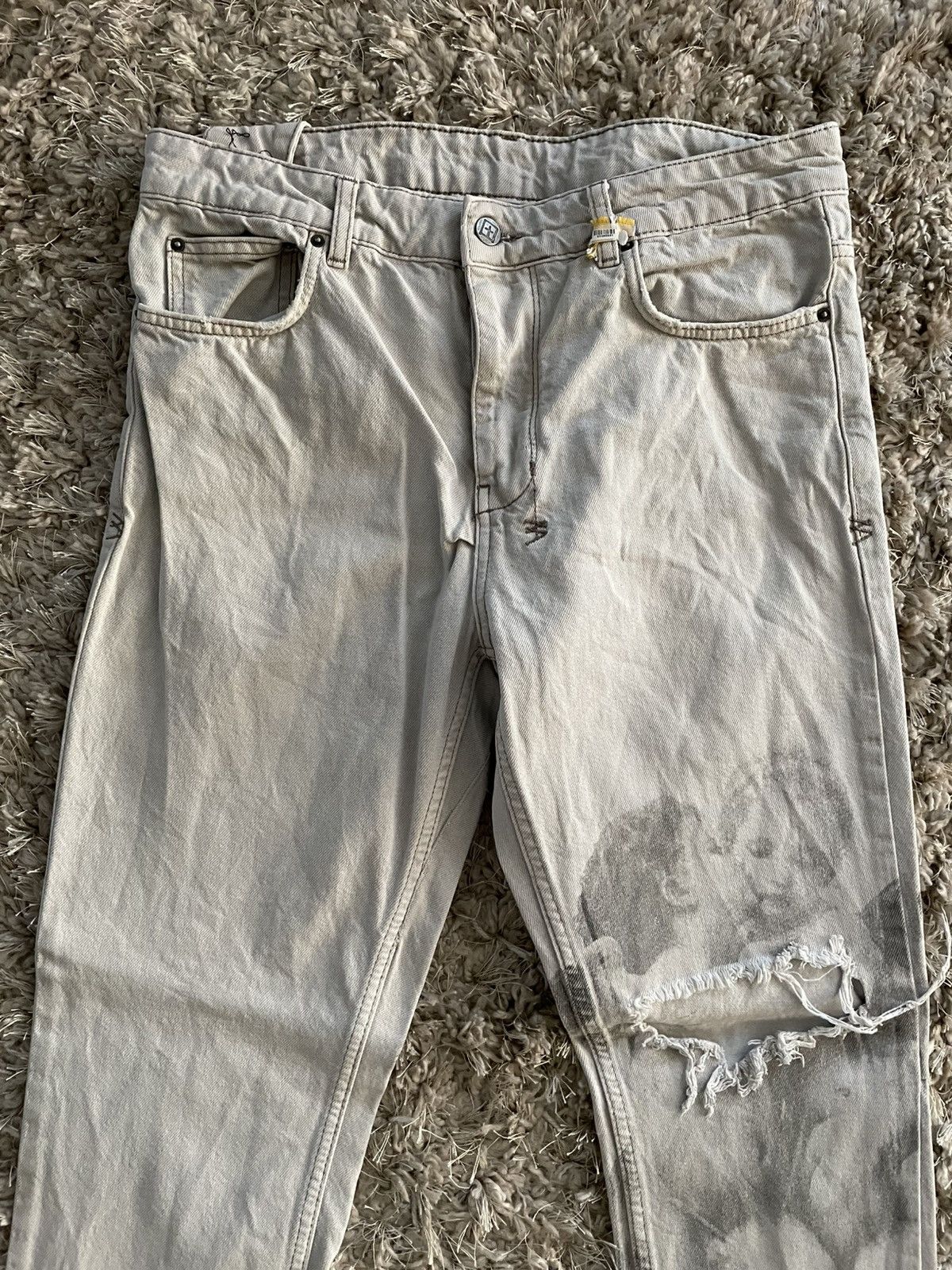 Ksubi Ksubi Light Blue Denim Size US 33 - 4 Thumbnail