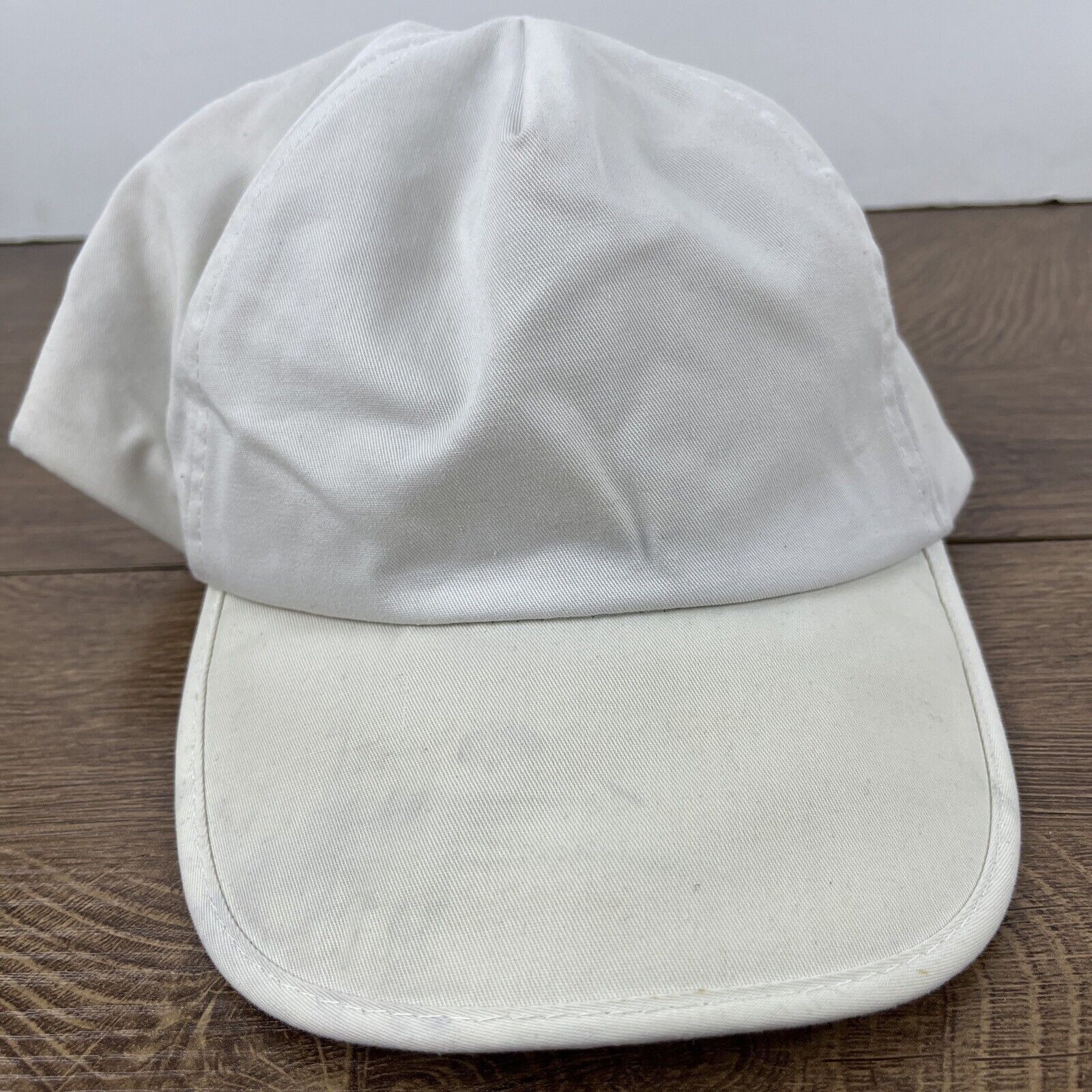 Other White Running Hat Adult Run Athletic White Hat Adjustable Wh Size ONE SIZE - 5 Thumbnail
