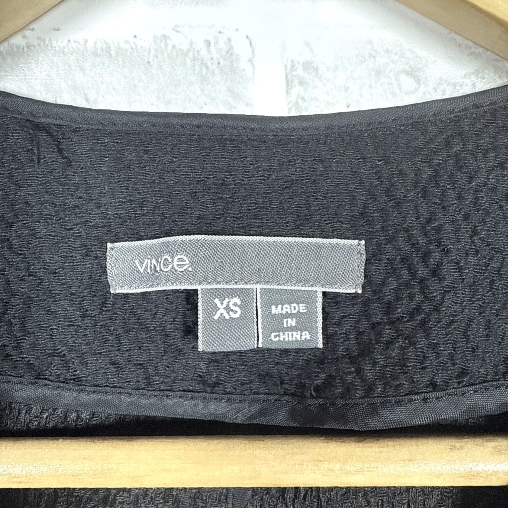Vince Vince Jacket XS Black Open Womens Size XS / US 0-2 / IT 36-38 - 3 Thumbnail