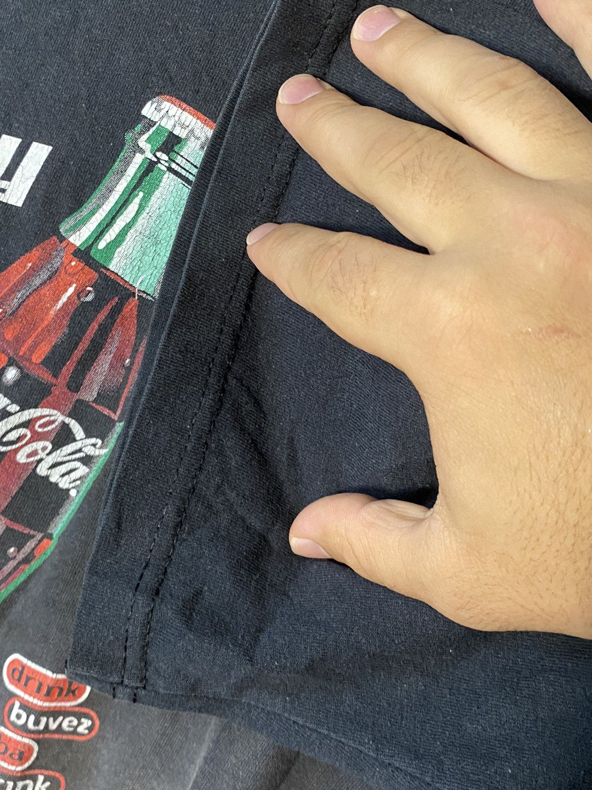 Coca Cola × Vintage Vintage Coca Cola T-shirt Screenstars Size US L / EU 52-54 / 3 - 6 Thumbnail