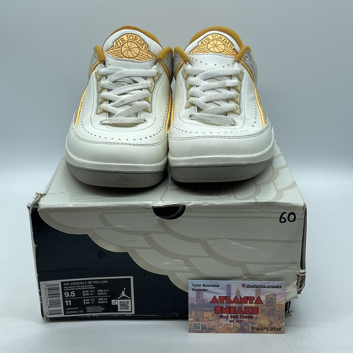 Jordan Brand Air Jordan 2 low melon tint Size US 9.5 / EU 42-43 - 2 Thumbnail