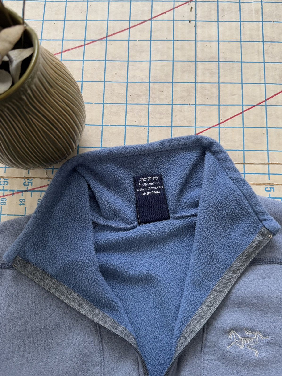 Arc'teryx × Vintage Arcteryx 1/4 Zip Fleece Light Blue Women’s Size Small Size L / US 10 / IT 46 - 9 Thumbnail