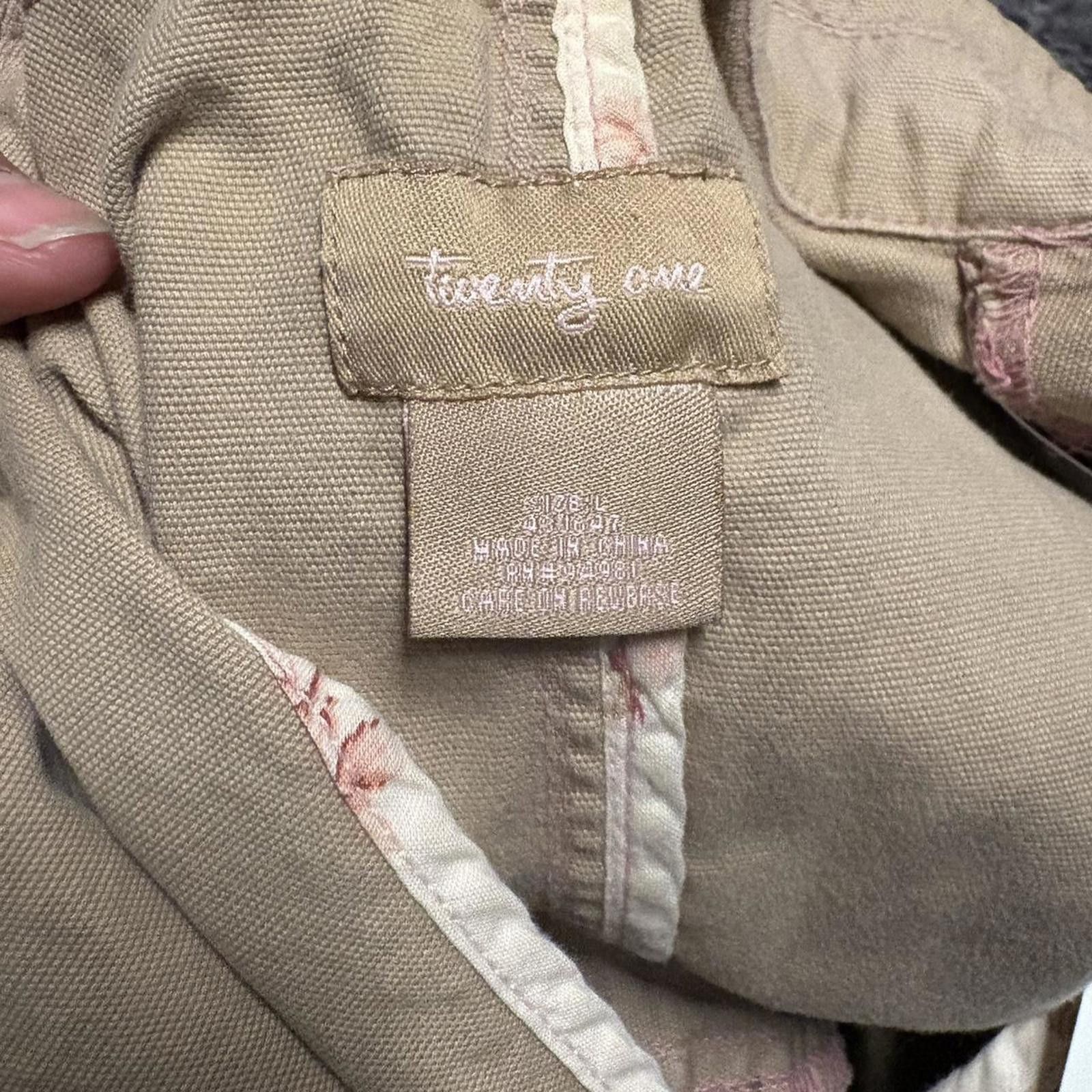 Forever 21 Vintage f21 Tan button-up jacket Size L / US 10 / IT 46 - 4 Thumbnail