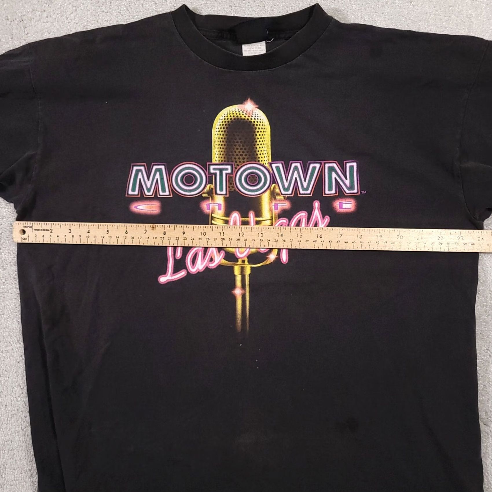 Vintage VINTAGE Motown Cafe Shirt Men XL Black USA Grunge 90s Logo Cotton Knit Short Sleeve Crew Neck Ch T-Shirt Size US XL / EU 56 / 4 - 3 Thumbnail
