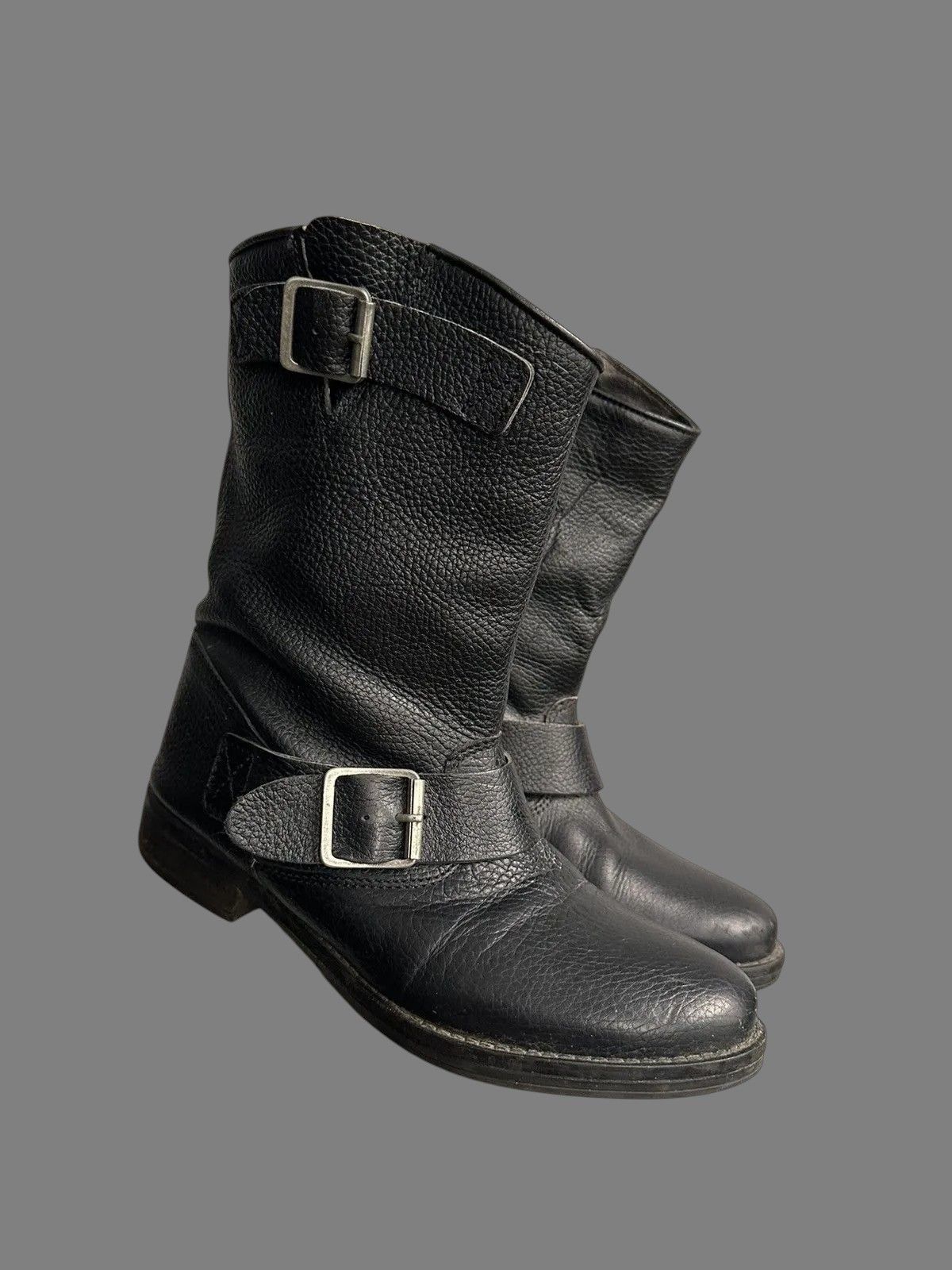 If Six Was Nine Rare Last Drop Hand Made Leather Boots Guidi Rick Owens GOA Size US 7 / EU 40 - 2 Thumbnail