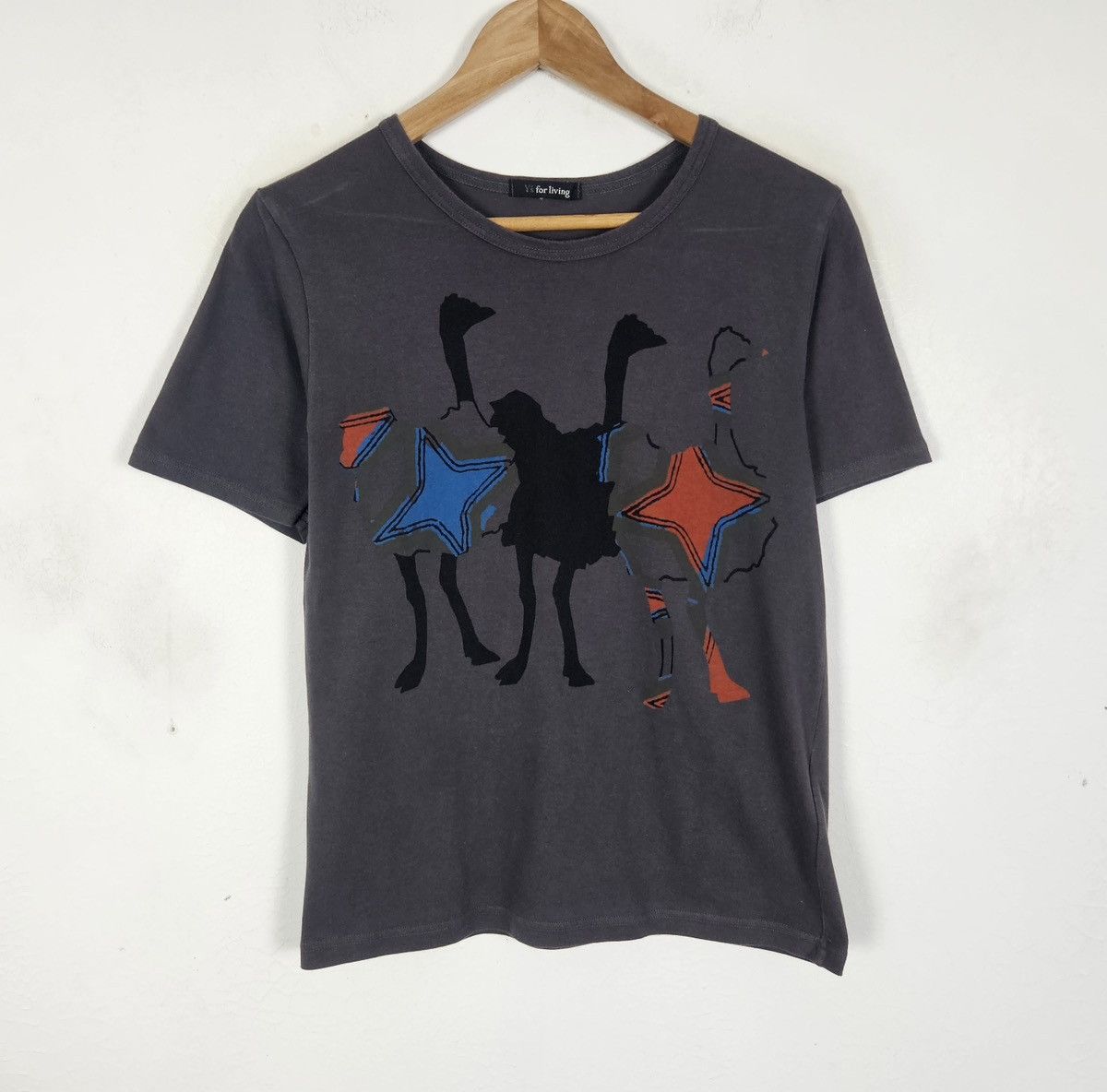 Yohji Yamamoto Y’s for living Yohji Yamamoto ostrich tee shirt Size US S / EU 44-46 / 1 - 2 Thumbnail