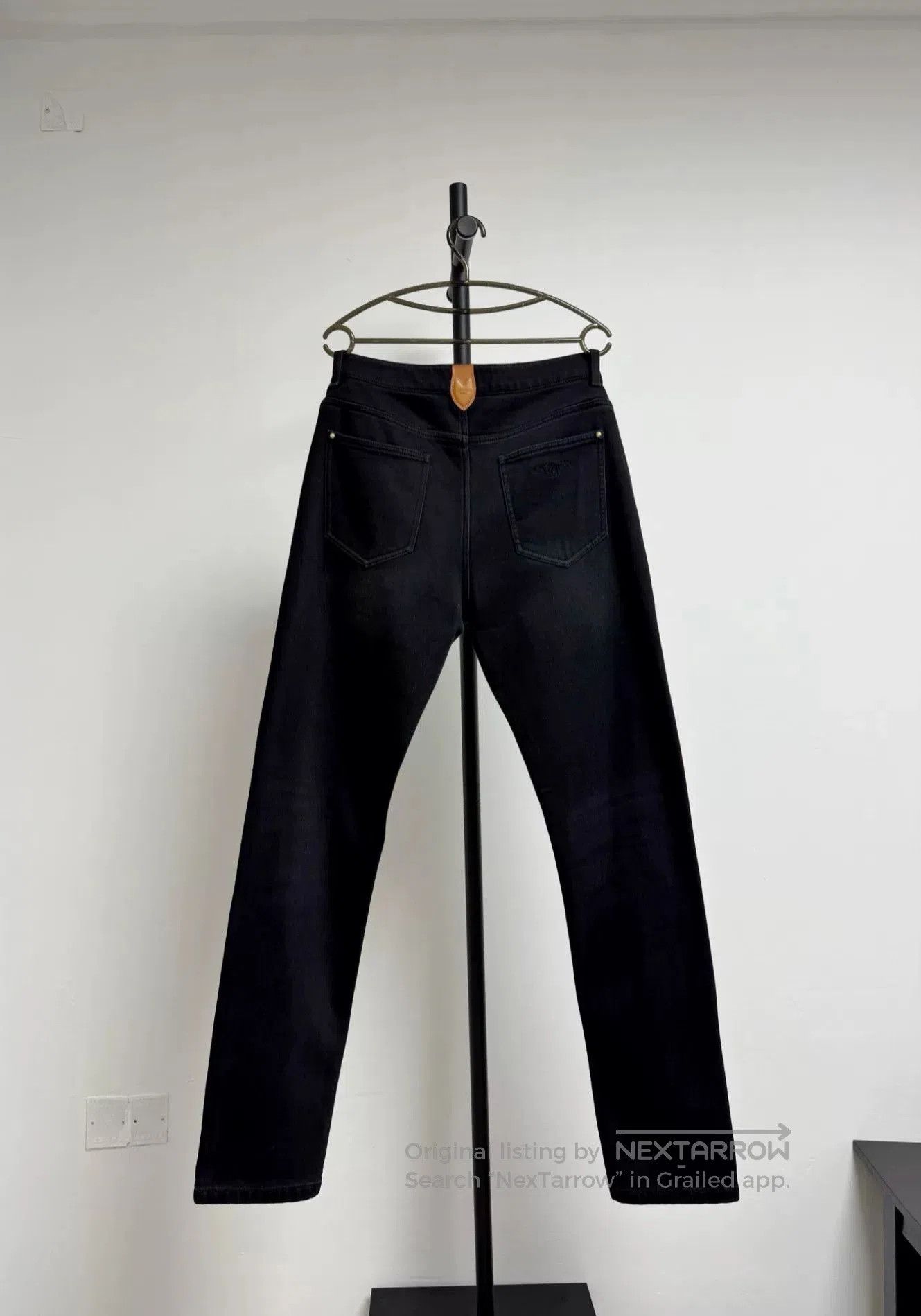 Louis Vuitton Lv Black Jeans. Size 41" - 2 Thumbnail