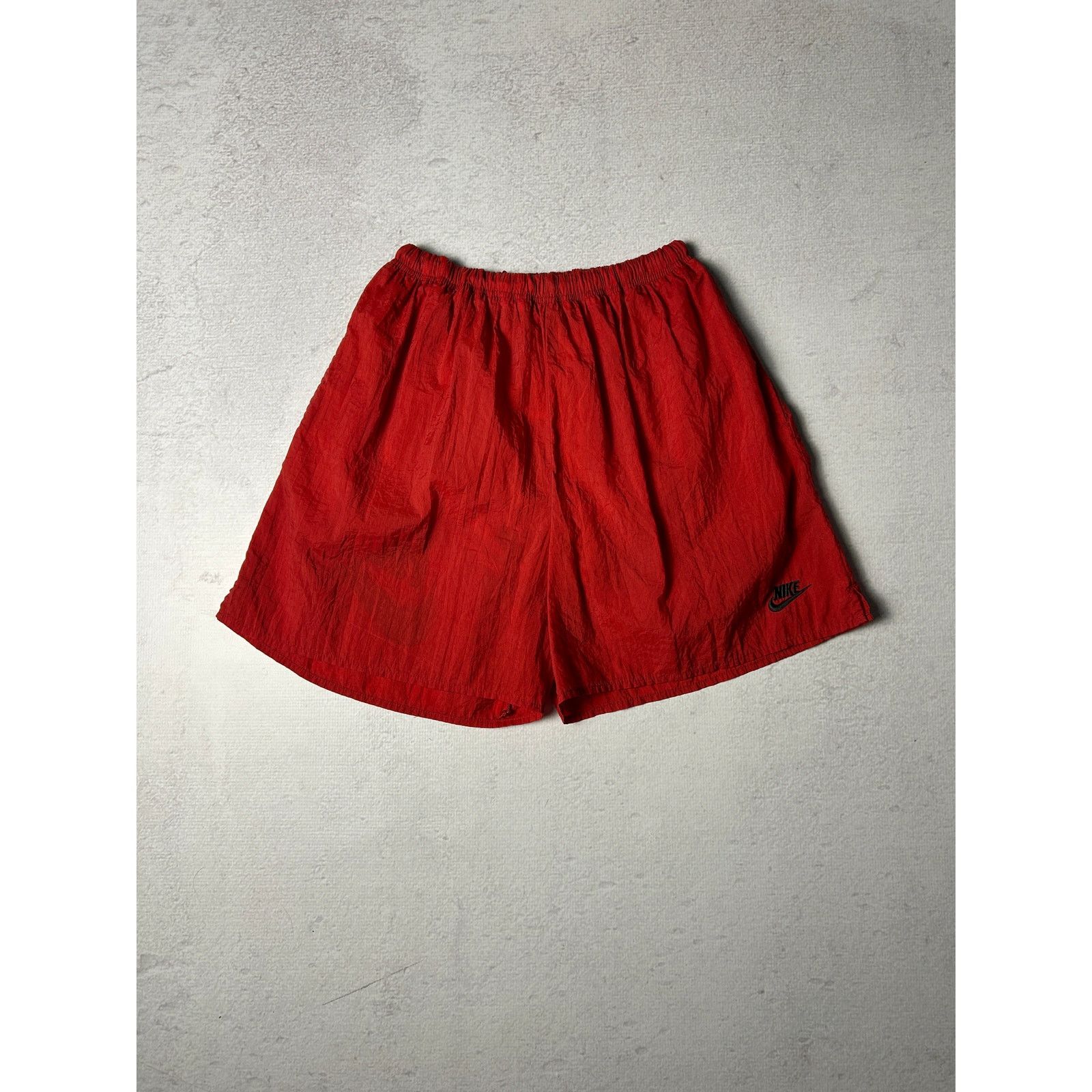 Nike Vintage 90s Nike Red Track Shorts, Menswear - Men's XL Size US 28 / EU 44 - 2 Thumbnail